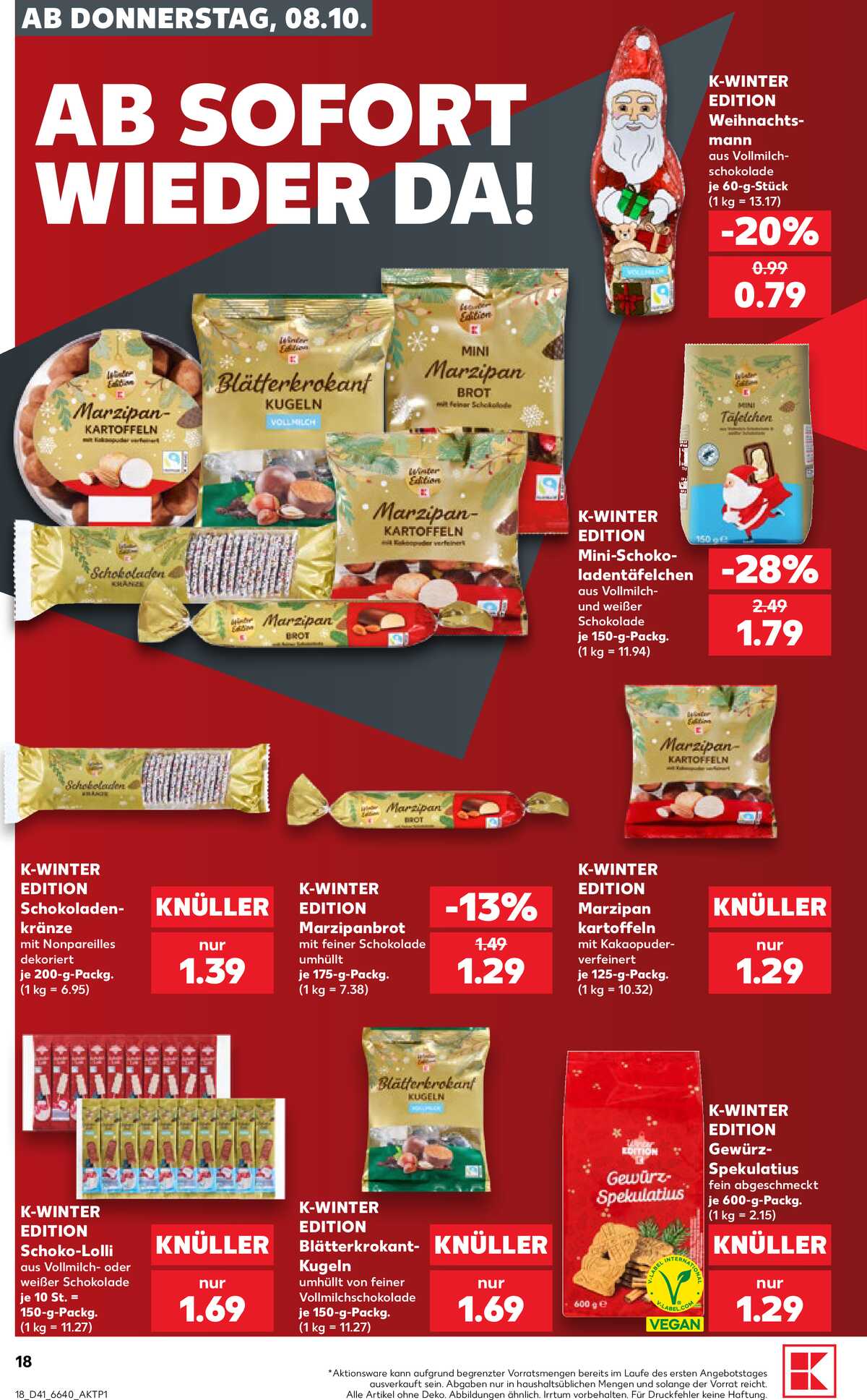 Leták Kaufland Německo 8.10.-14.10.2026 strana 18