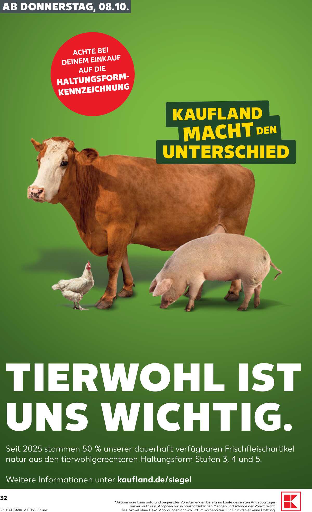 Leták Kaufland Německo 8.10.-14.10.2026 strana 32