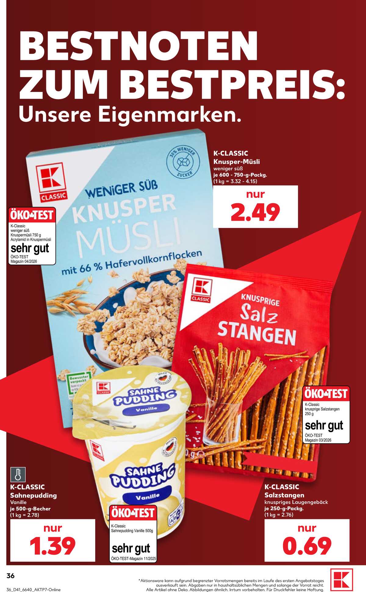 Leták Kaufland Německo 8.10.-14.10.2026 strana 36