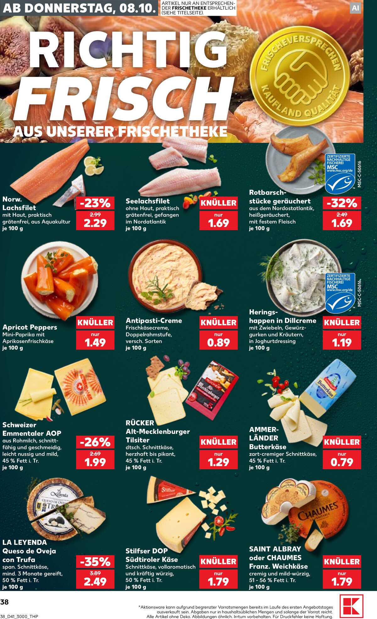 Leták Kaufland Německo 8.10.-14.10.2026 strana 38