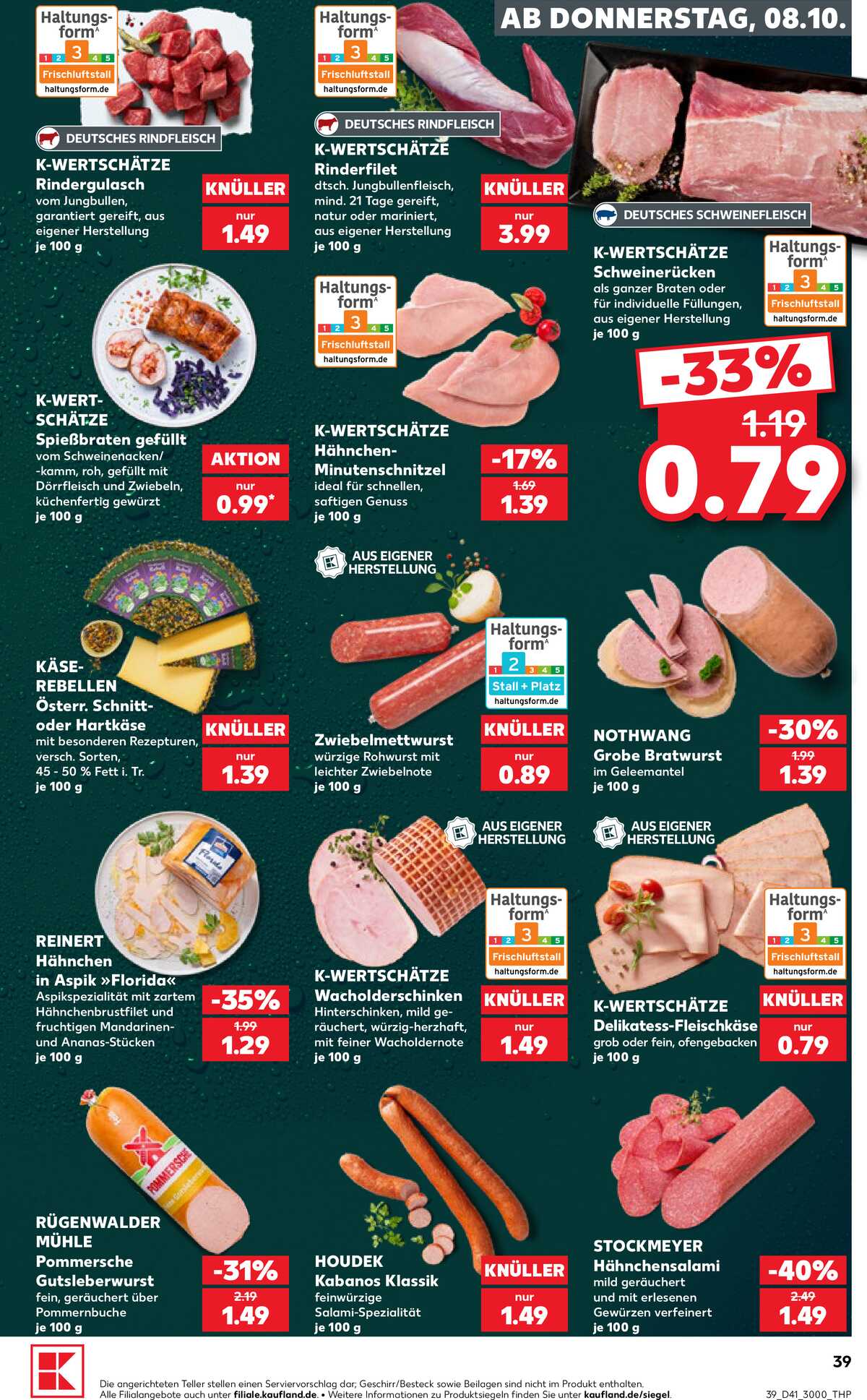 Leták Kaufland Německo 8.10.-14.10.2026 strana 39