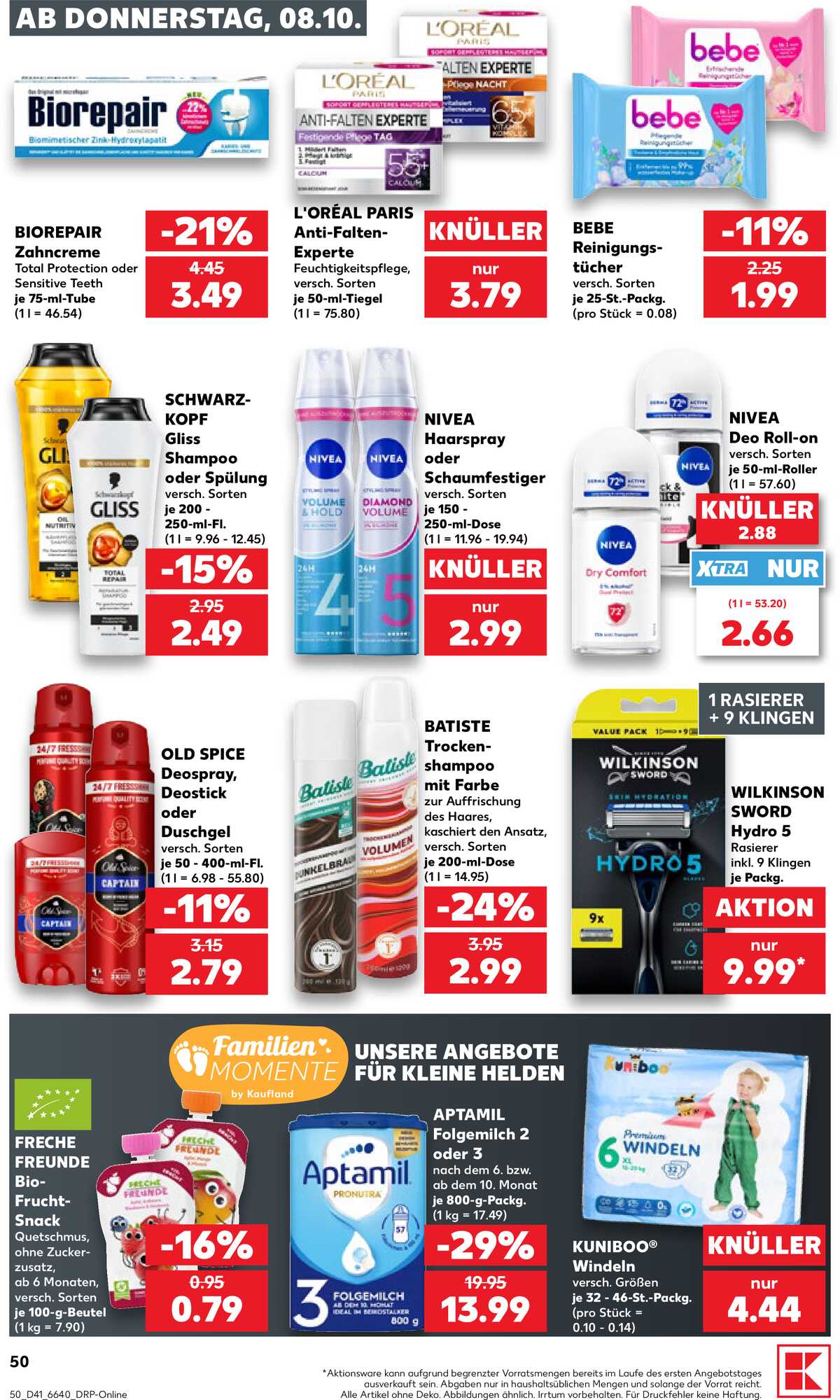 Leták Kaufland Německo 8.10.-14.10.2026 strana 50
