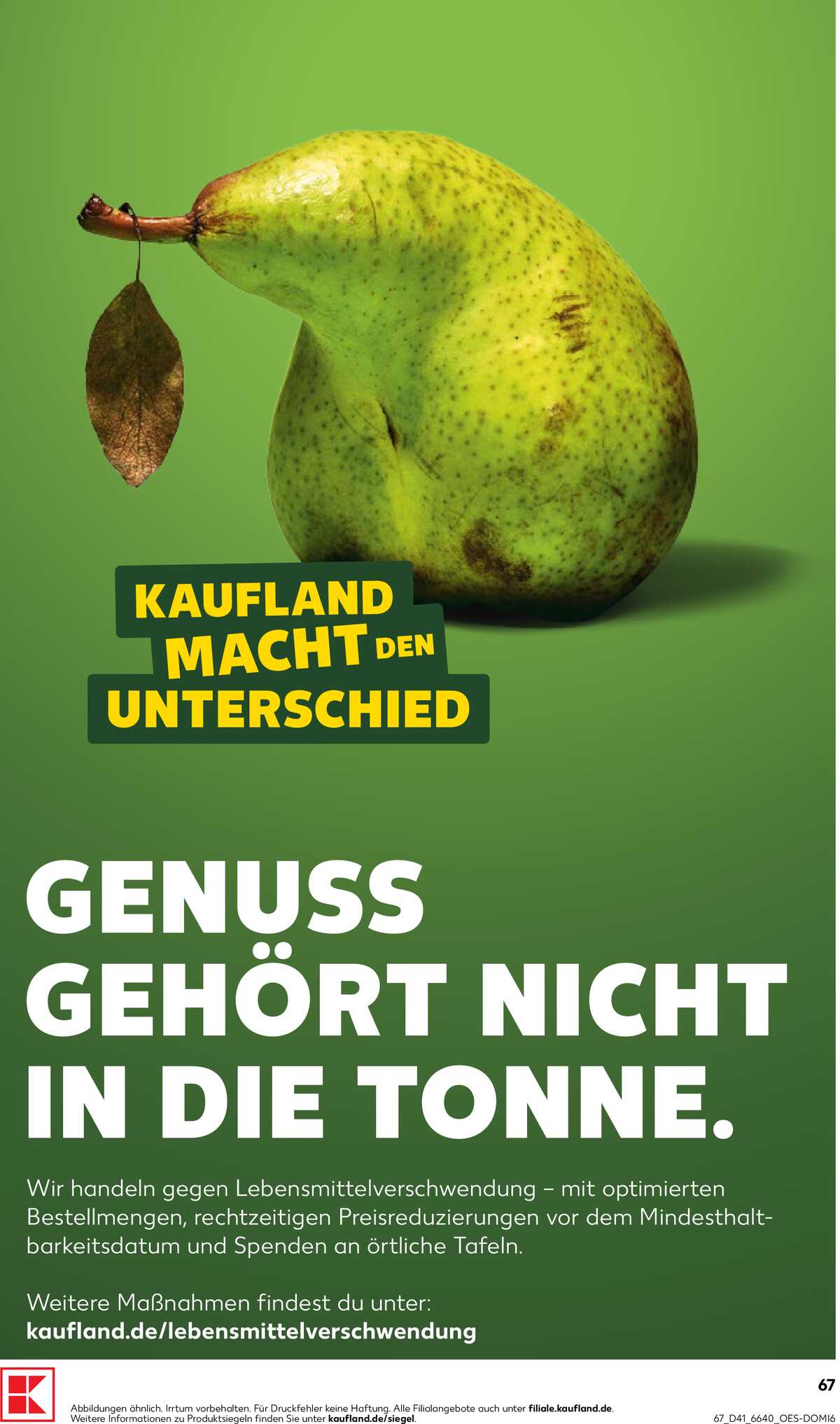 Leták Kaufland Německo 8.10.-14.10.2026 strana 67