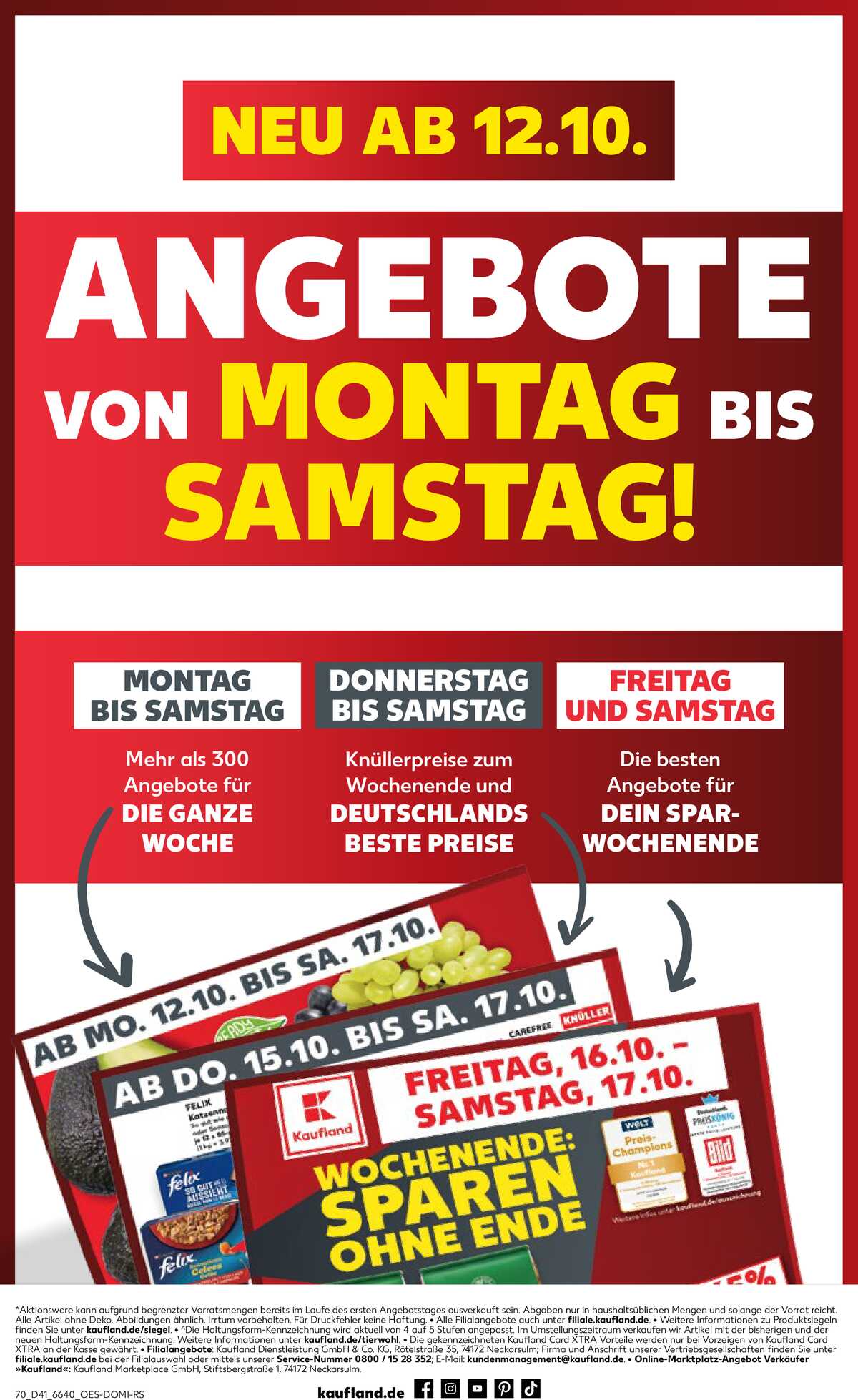 Leták Kaufland Německo 8.10.-14.10.2026 strana 70
