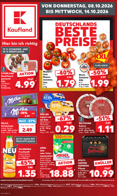 Leták Kaufland Německo 8.10.-14.10.2026