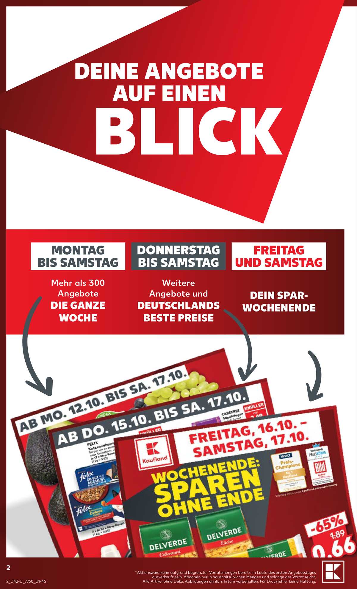 Leták Kaufland Německo 12.10.-17.10.2026 strana 2