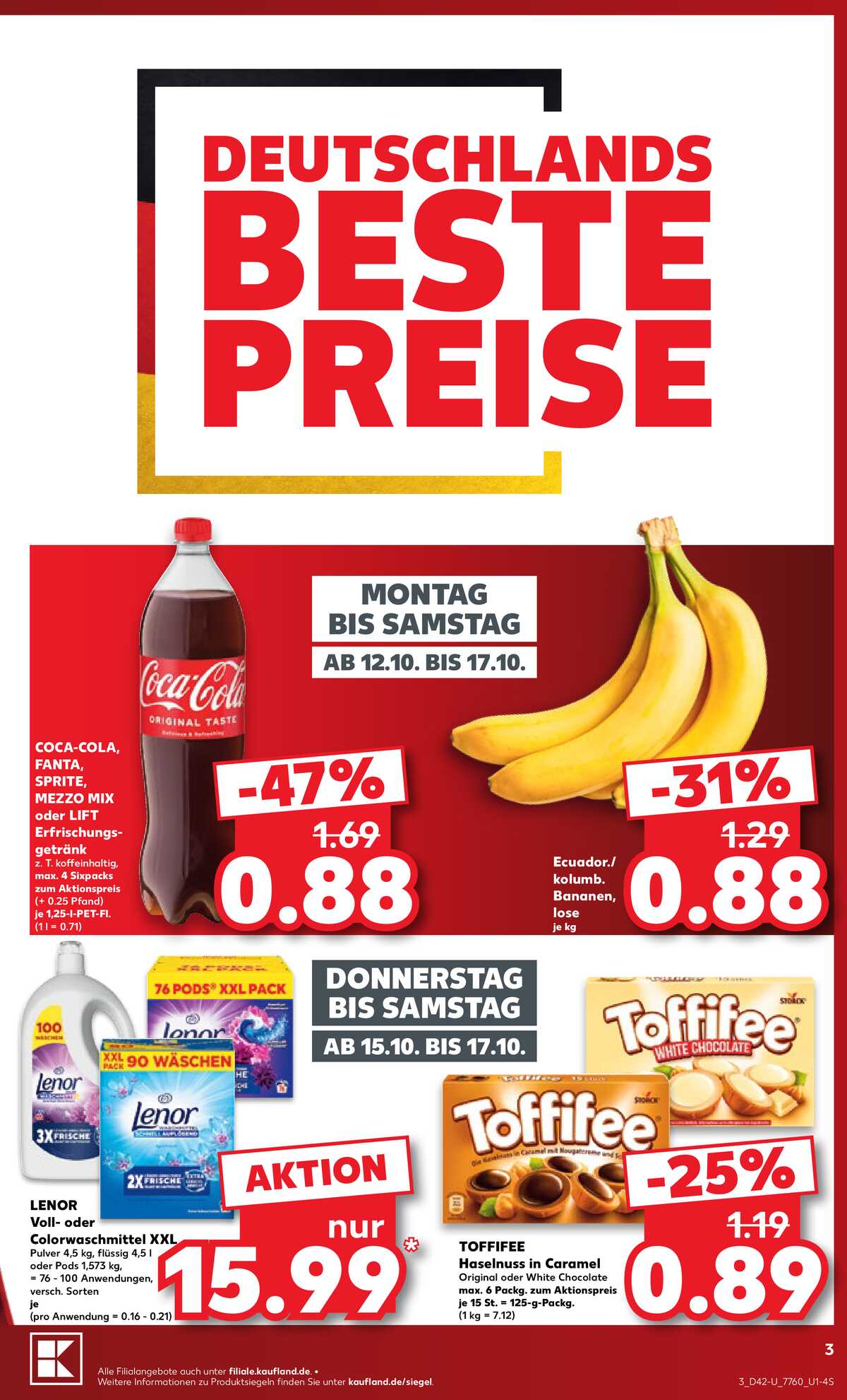Leták Kaufland Německo 12.10.-17.10.2026 strana 3