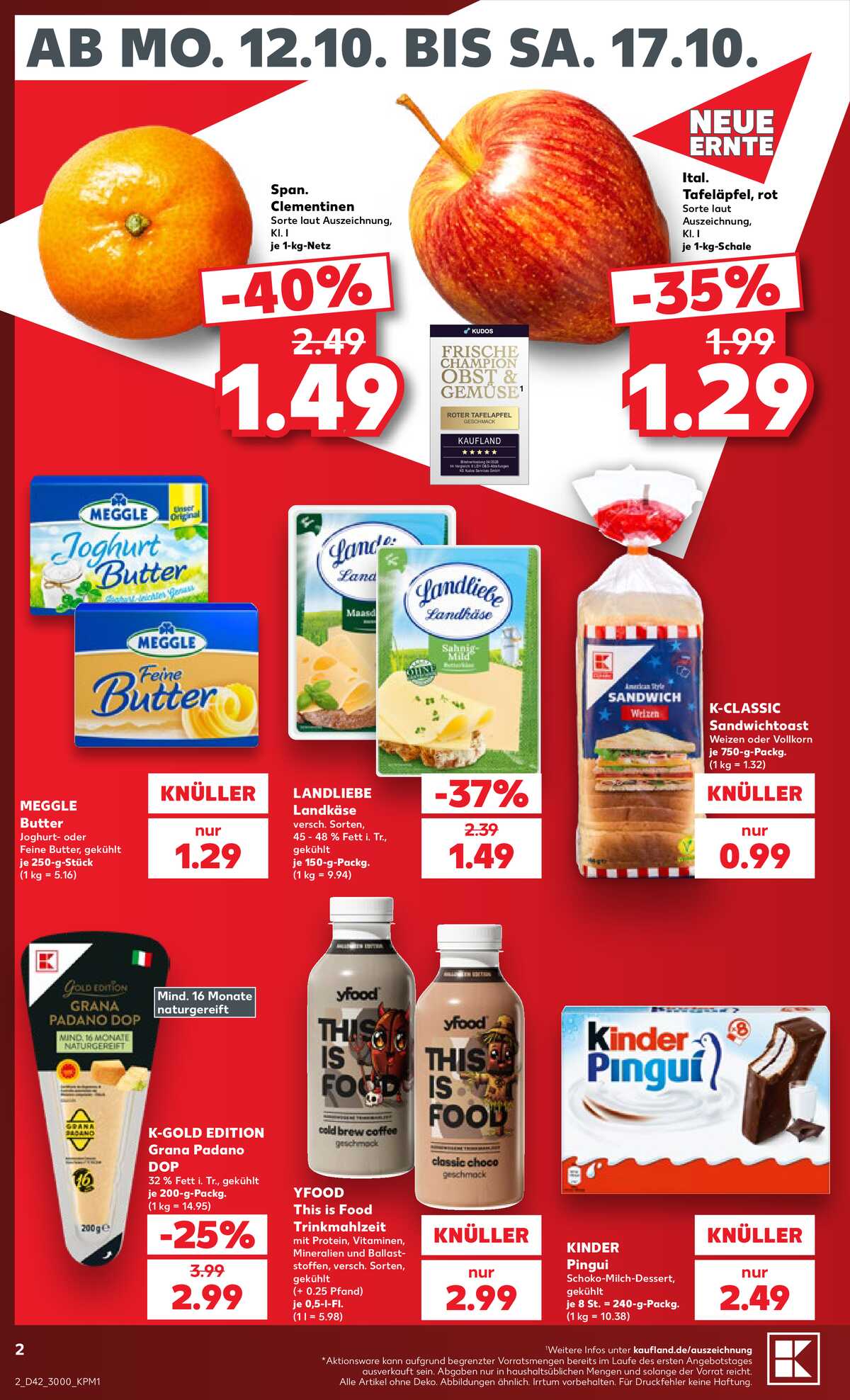 Leták Kaufland Německo 12.10.-17.10.2026 strana 6