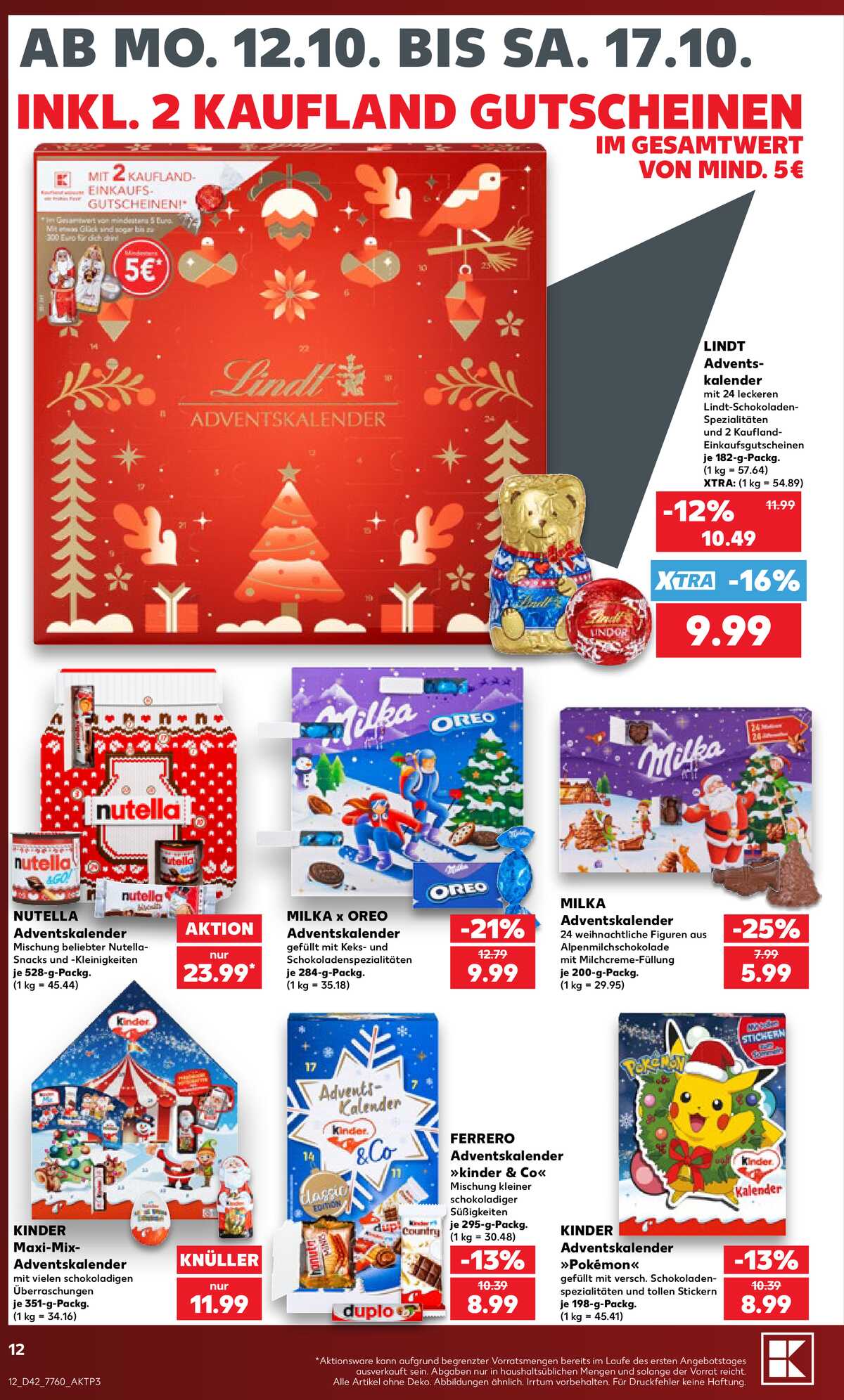 Leták Kaufland Německo 12.10.-17.10.2026 strana 16