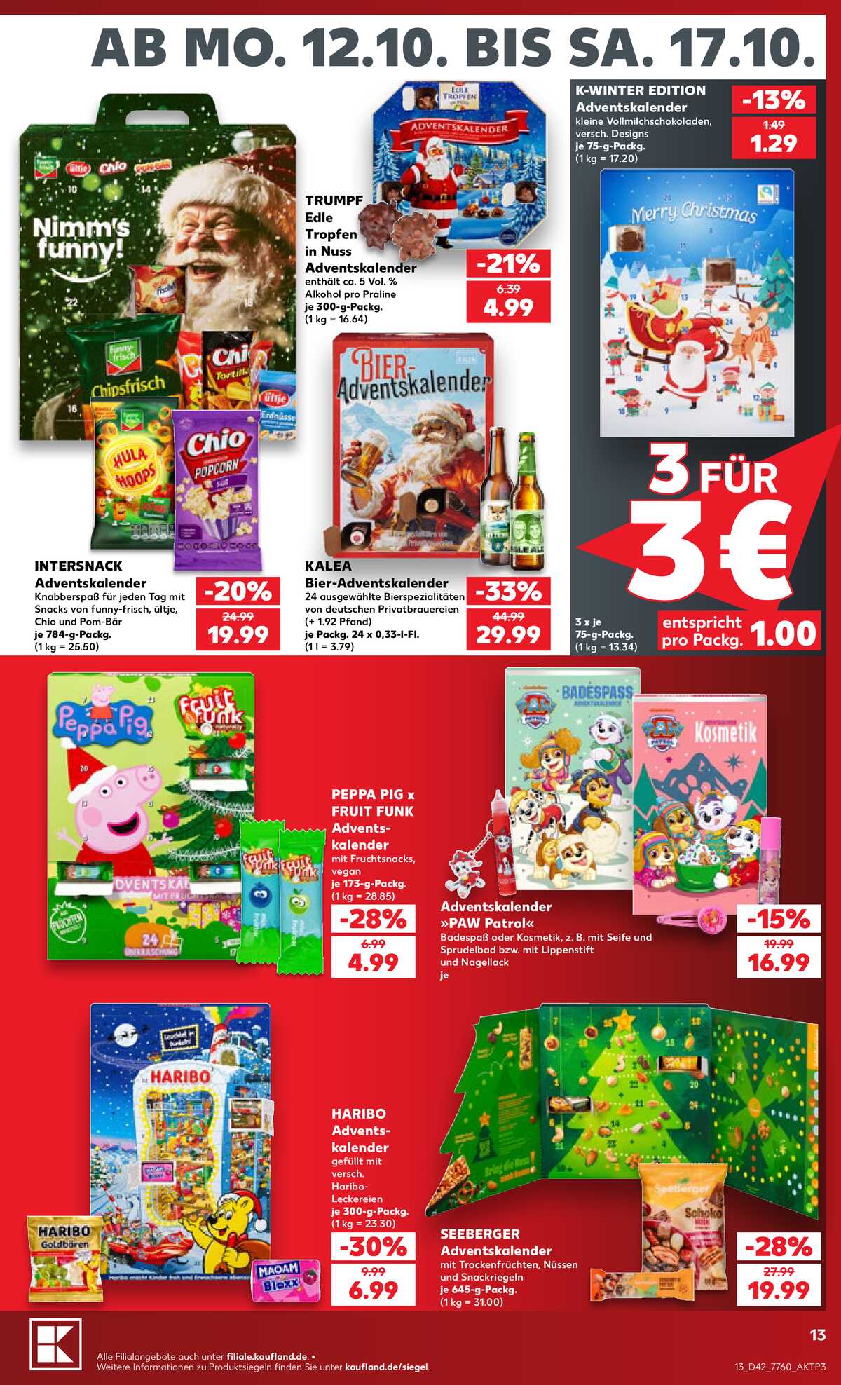 Leták Kaufland Německo 12.10.-17.10.2026 strana 17