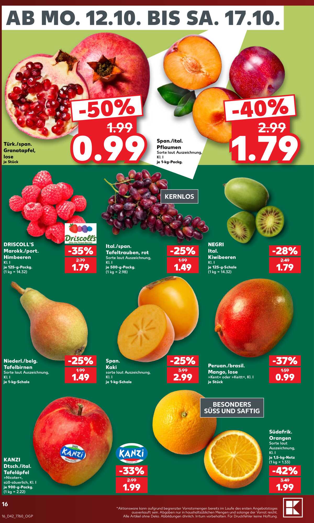 Leták Kaufland Německo 12.10.-17.10.2026 strana 20