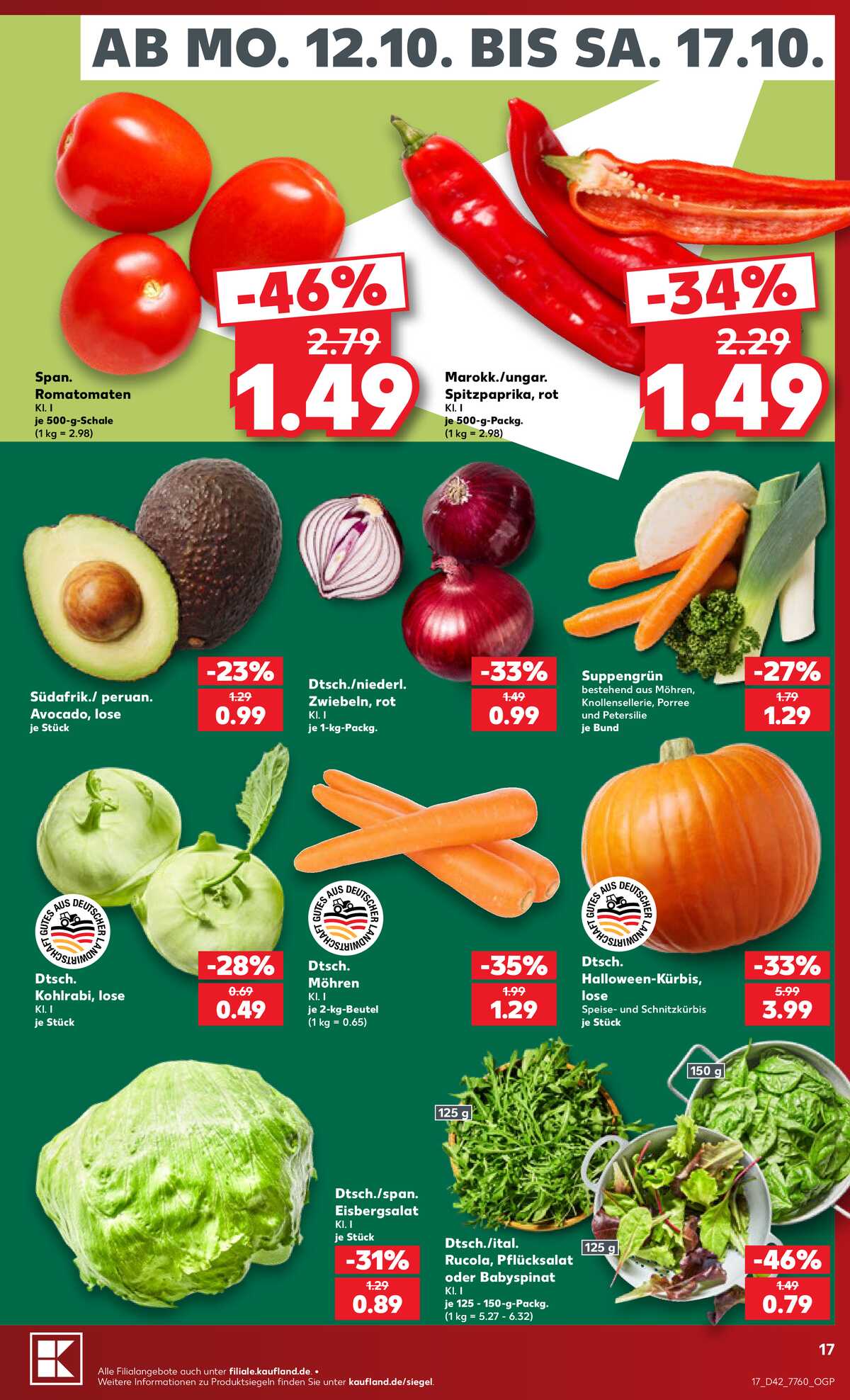 Leták Kaufland Německo 12.10.-17.10.2026 strana 21