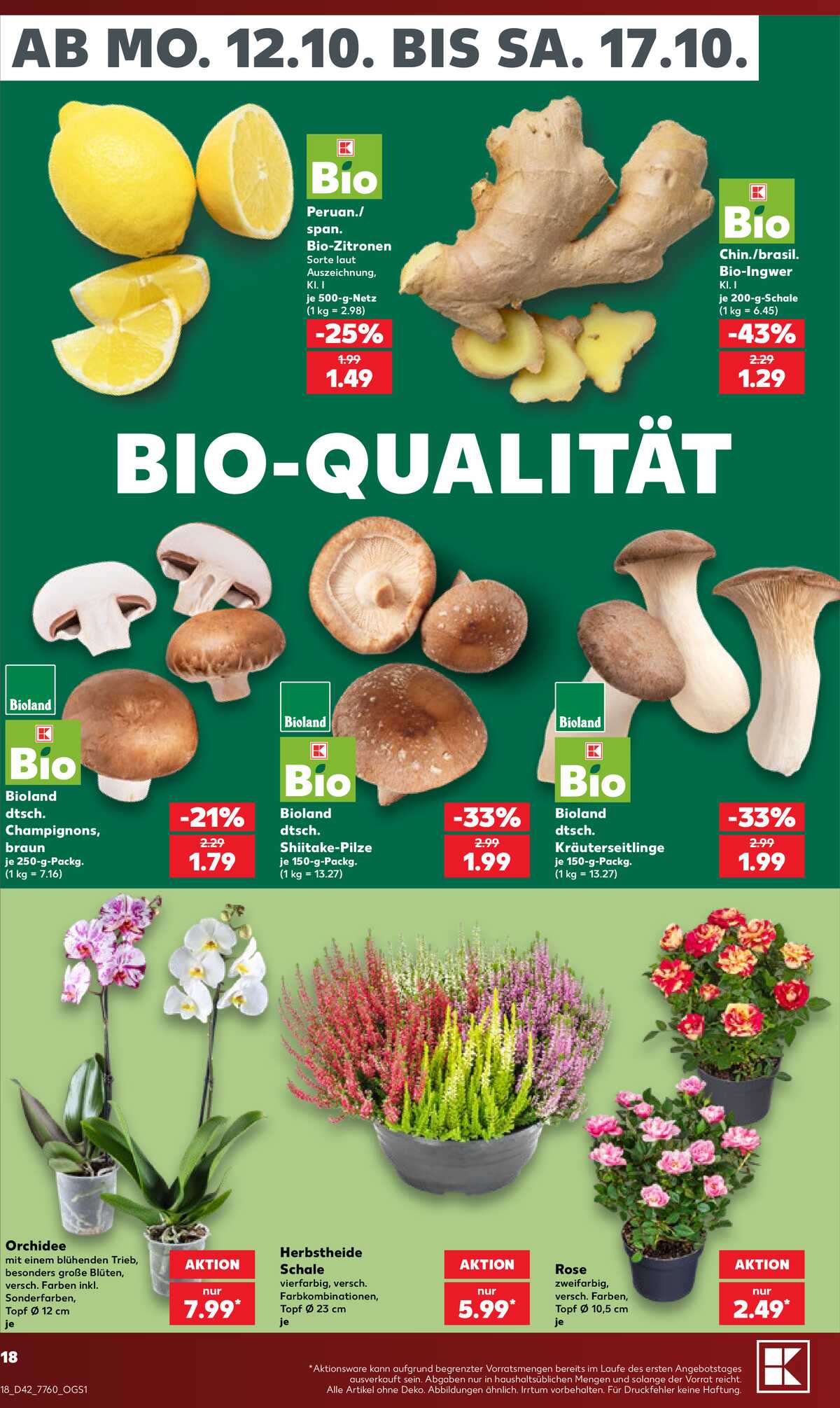 Leták Kaufland Německo 12.10.-17.10.2026 strana 22