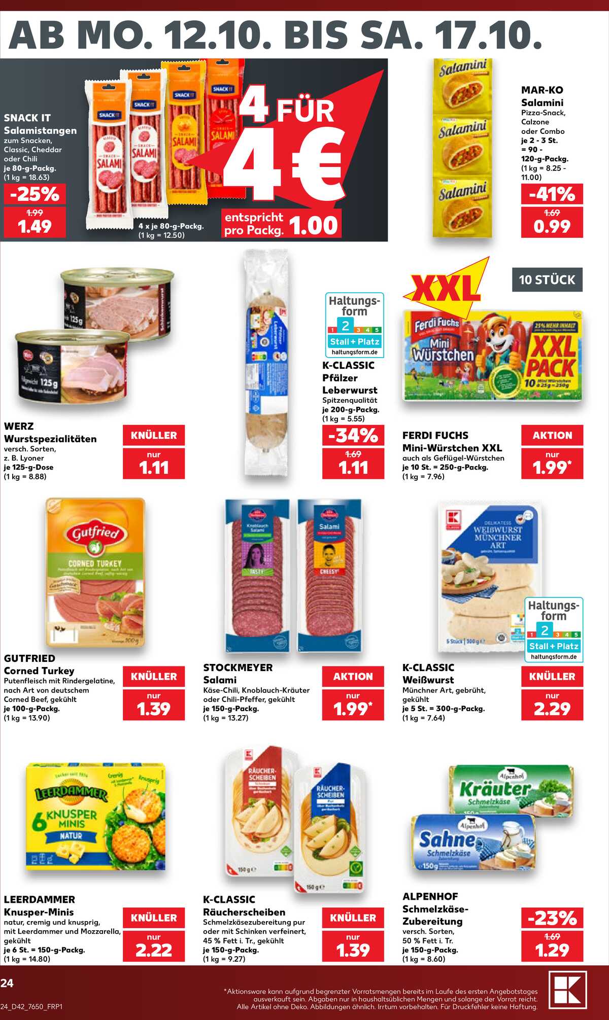 Leták Kaufland Německo 12.10.-17.10.2026 strana 28