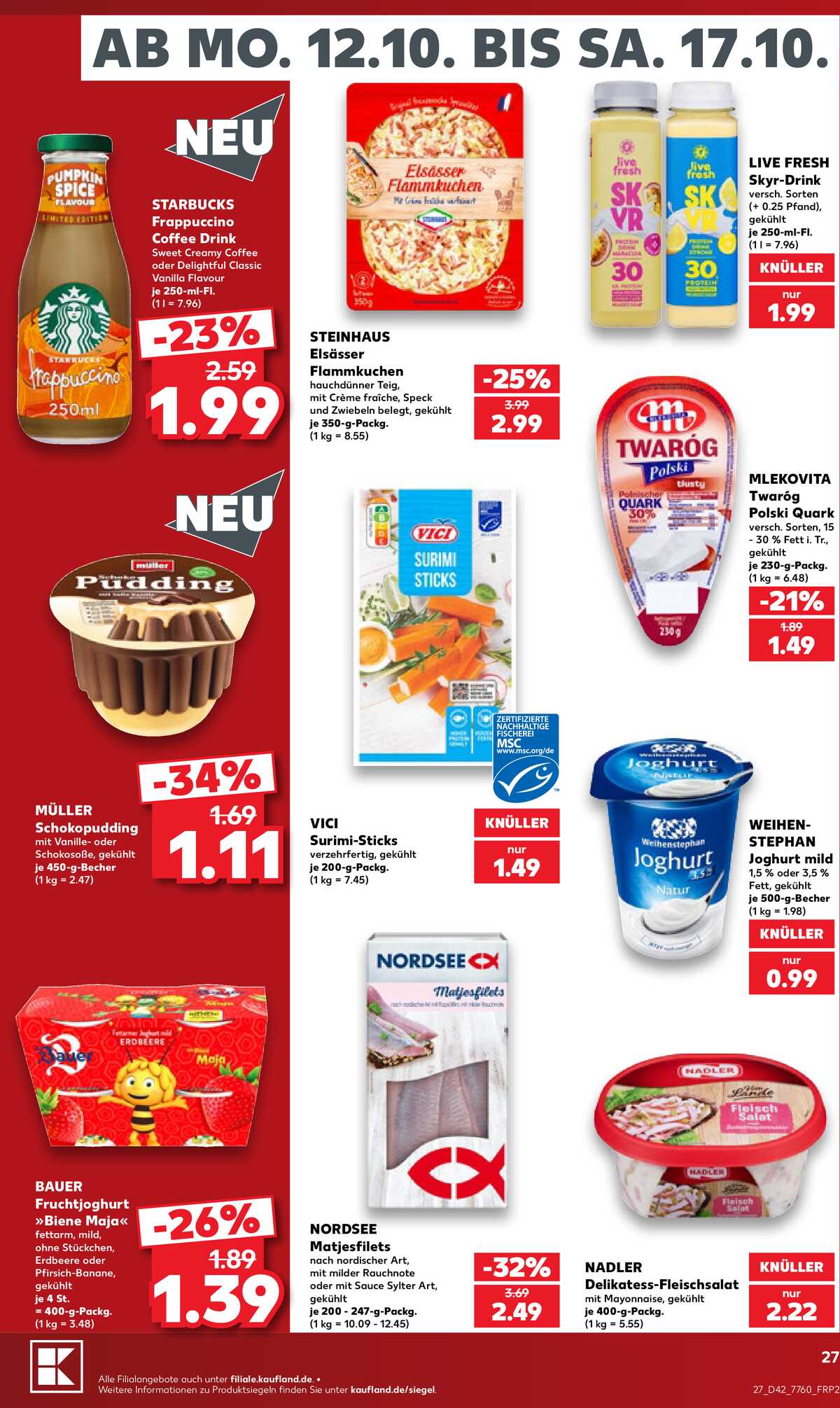 Leták Kaufland Německo 12.10.-17.10.2026 strana 31
