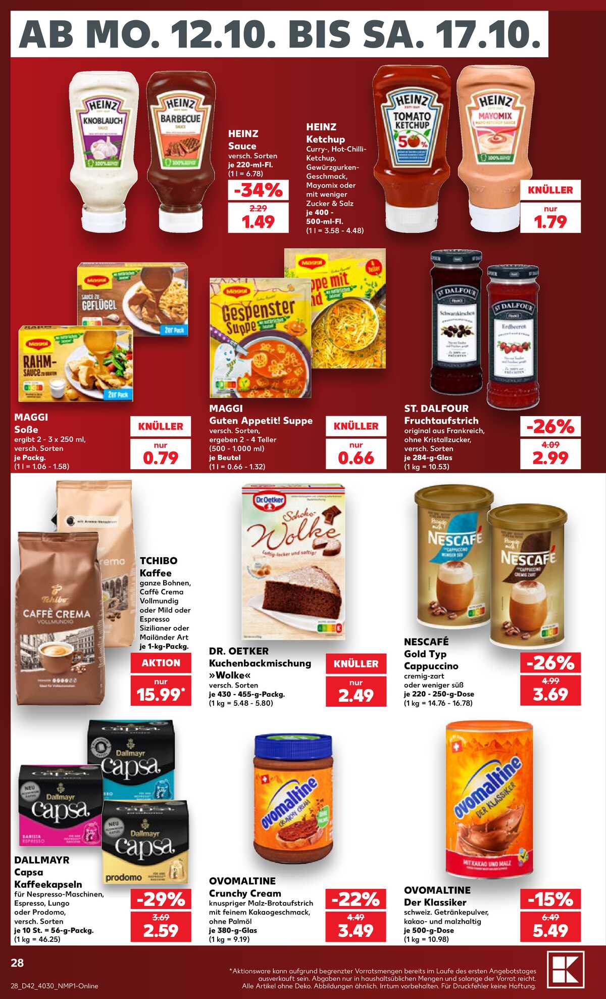 Leták Kaufland Německo 12.10.-17.10.2026 strana 32