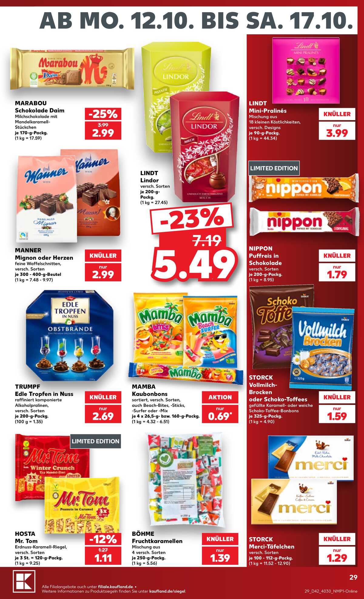 Leták Kaufland Německo 12.10.-17.10.2026 strana 33