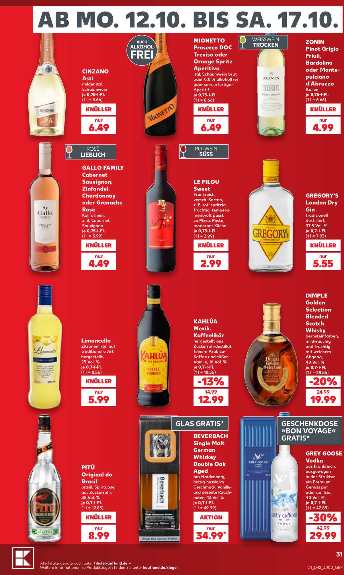 Leták Kaufland Německo 12.10.-17.10.2026 strana 35