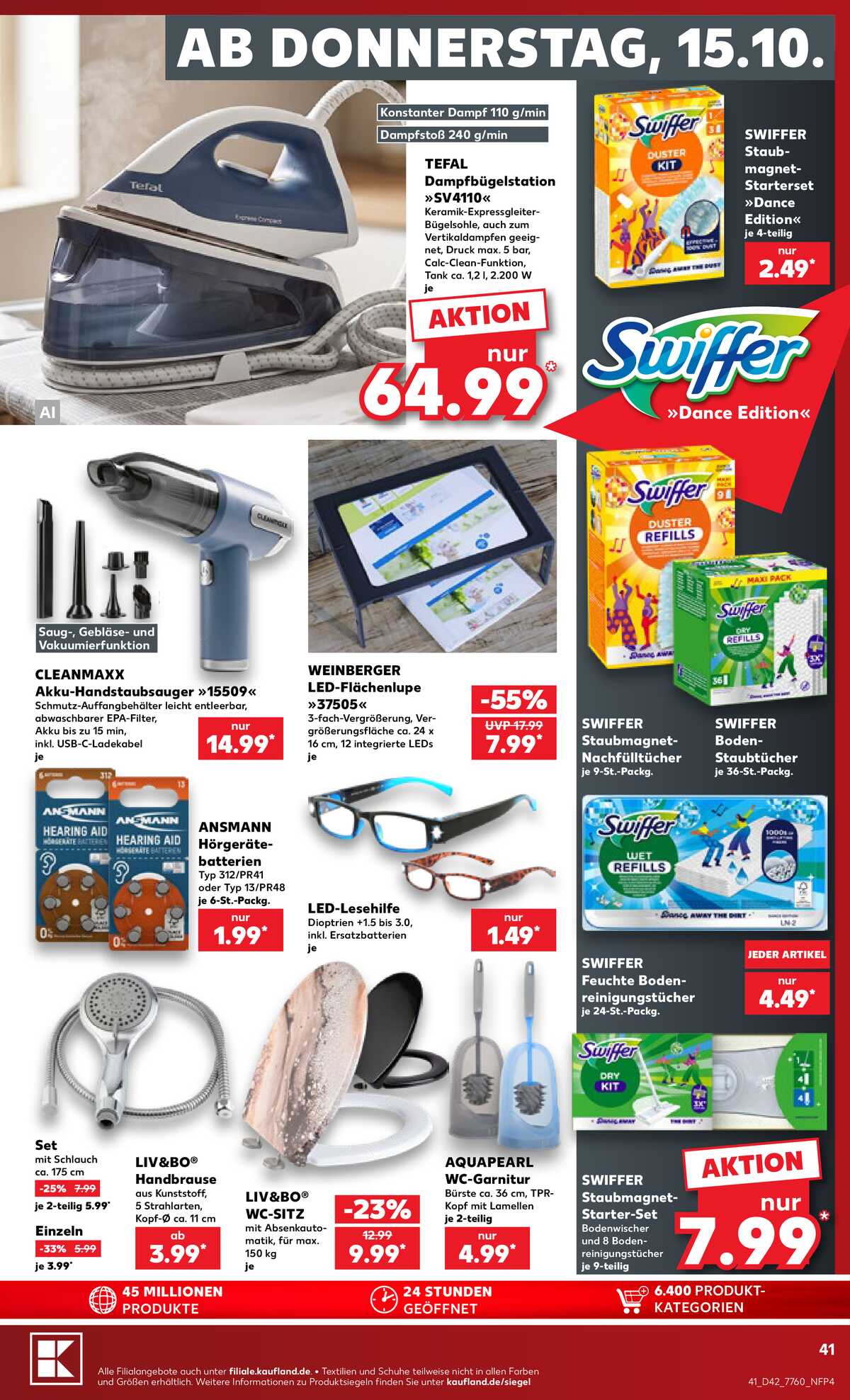 Leták Kaufland Německo 12.10.-17.10.2026 strana 45