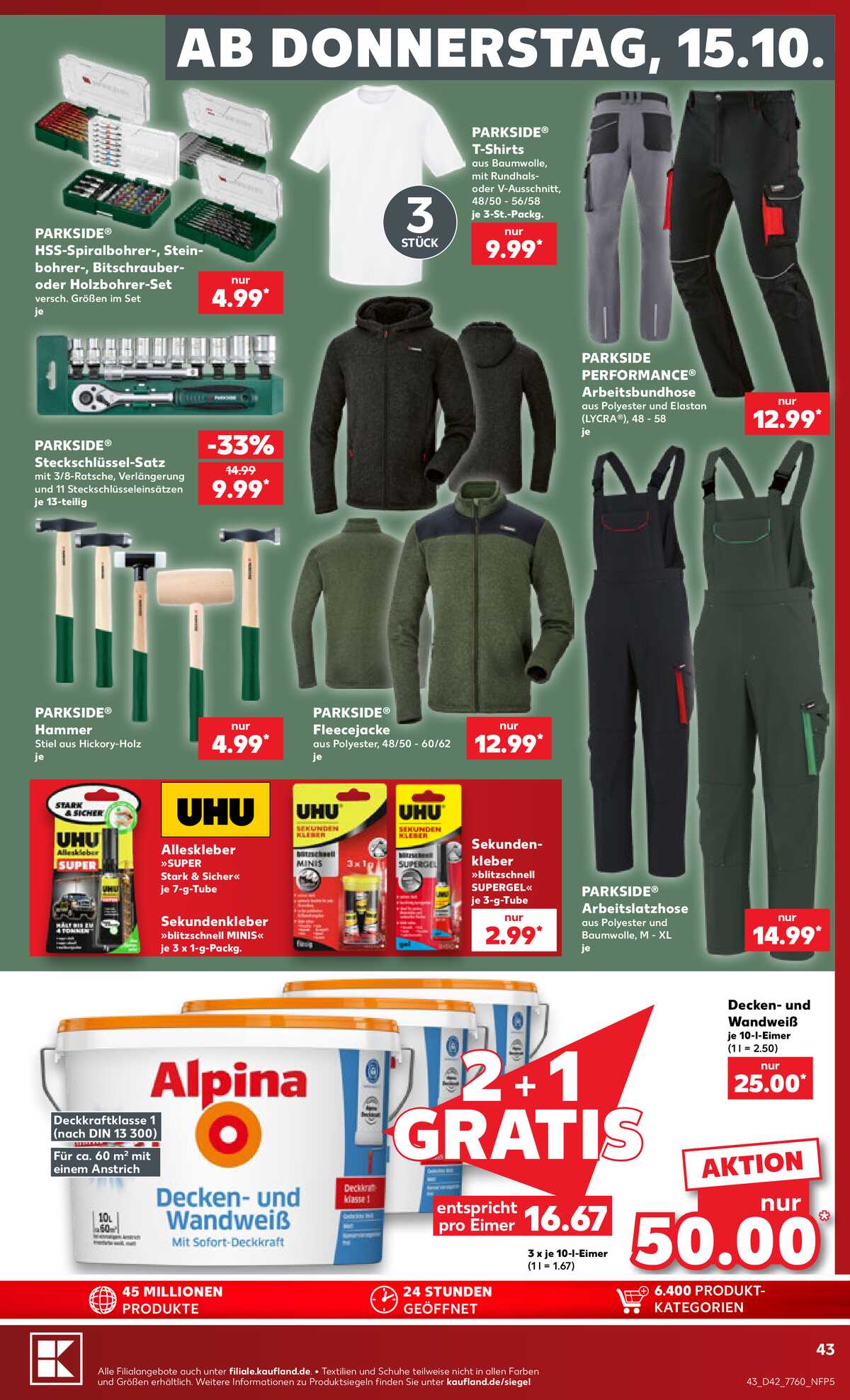 Leták Kaufland Německo 12.10.-17.10.2026 strana 47