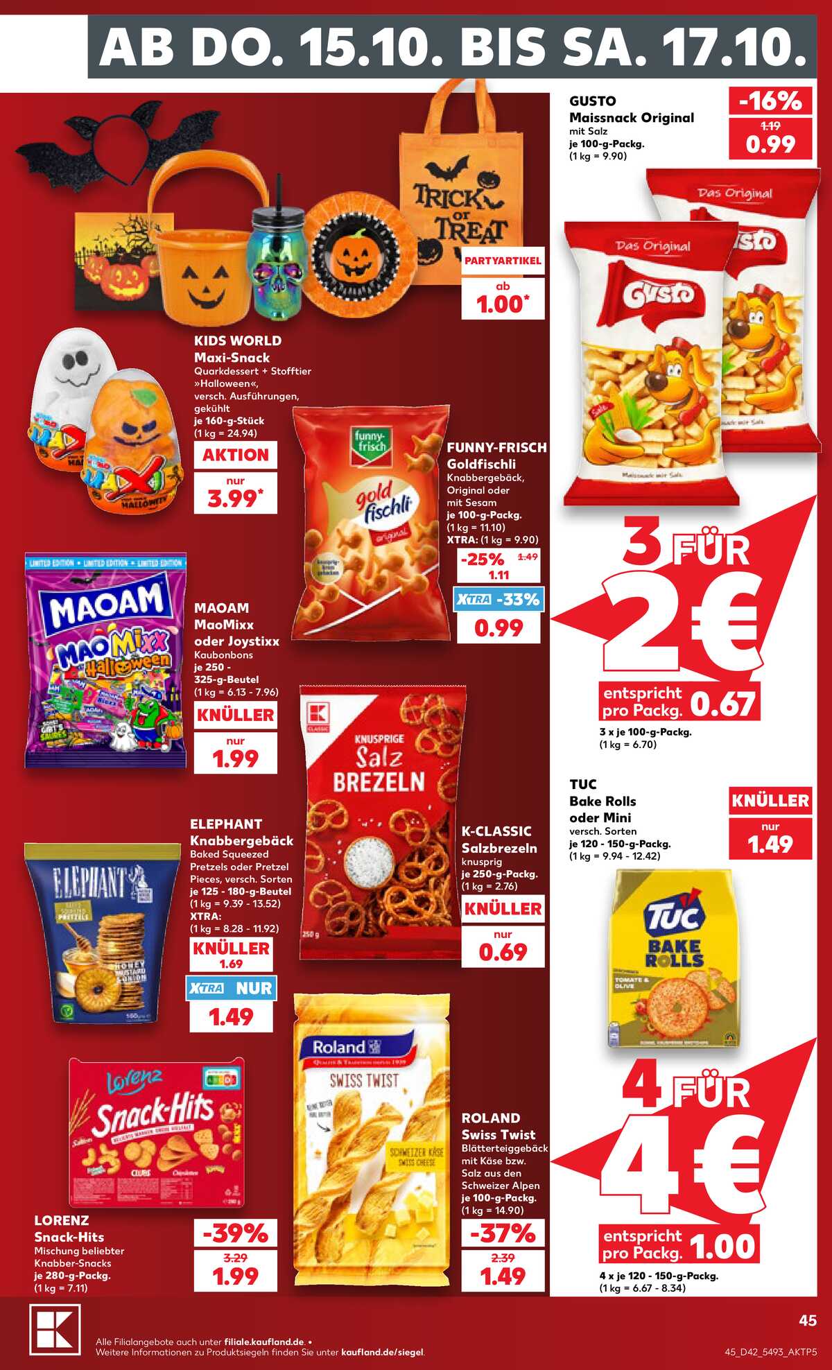 Leták Kaufland Německo 12.10.-17.10.2026 strana 49