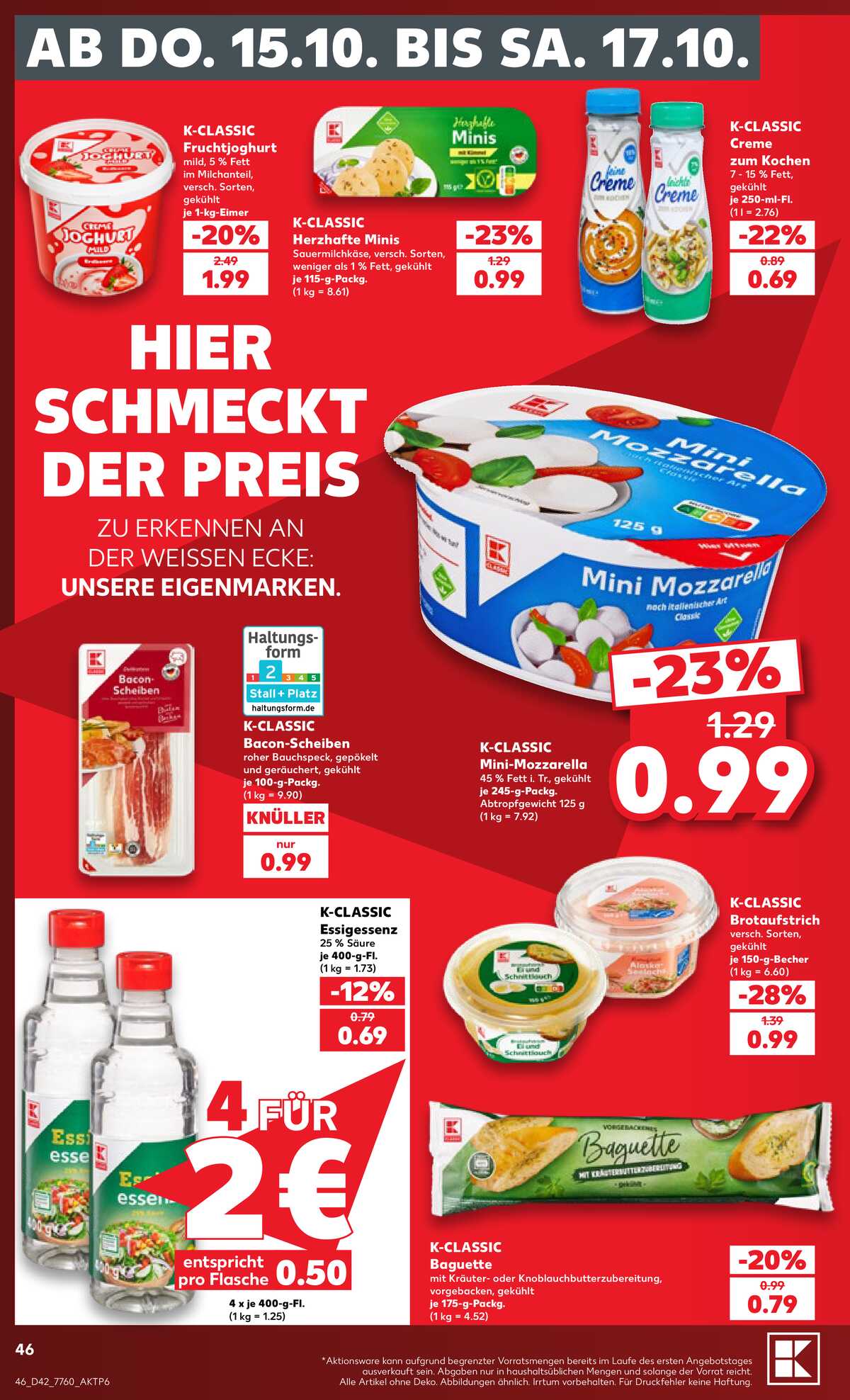 Leták Kaufland Německo 12.10.-17.10.2026 strana 50
