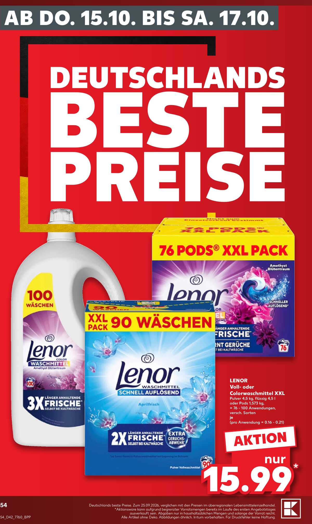 Leták Kaufland Německo 12.10.-17.10.2026 strana 58