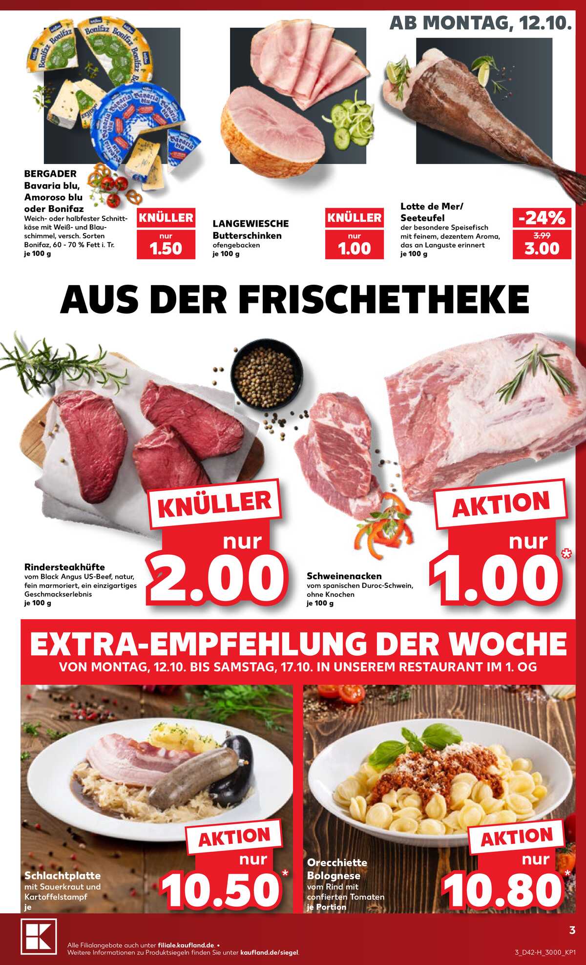 Leták Kaufland Německo 12.10.-17.10.2026 strana 3