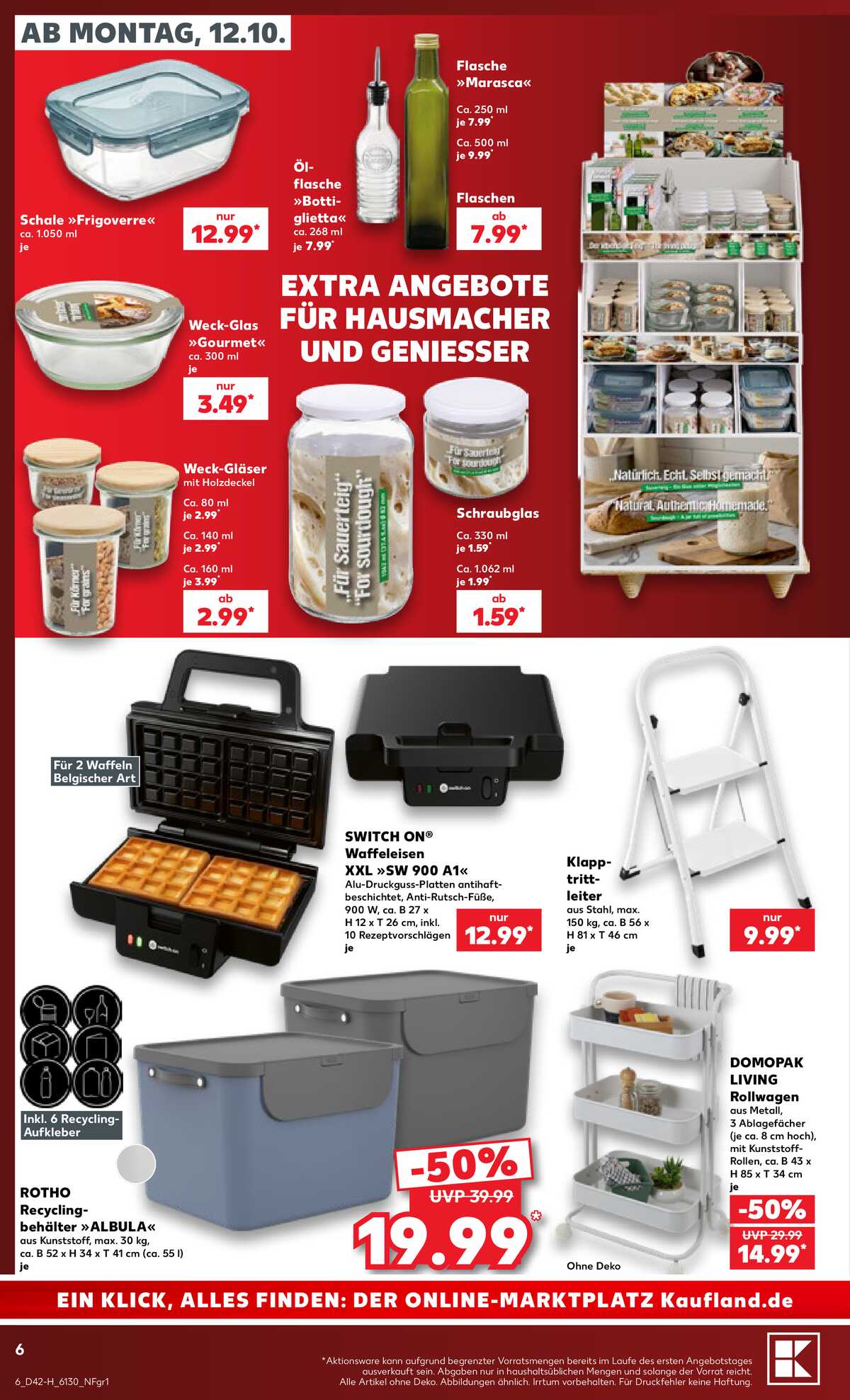 Leták Kaufland Německo 12.10.-17.10.2026 strana 6