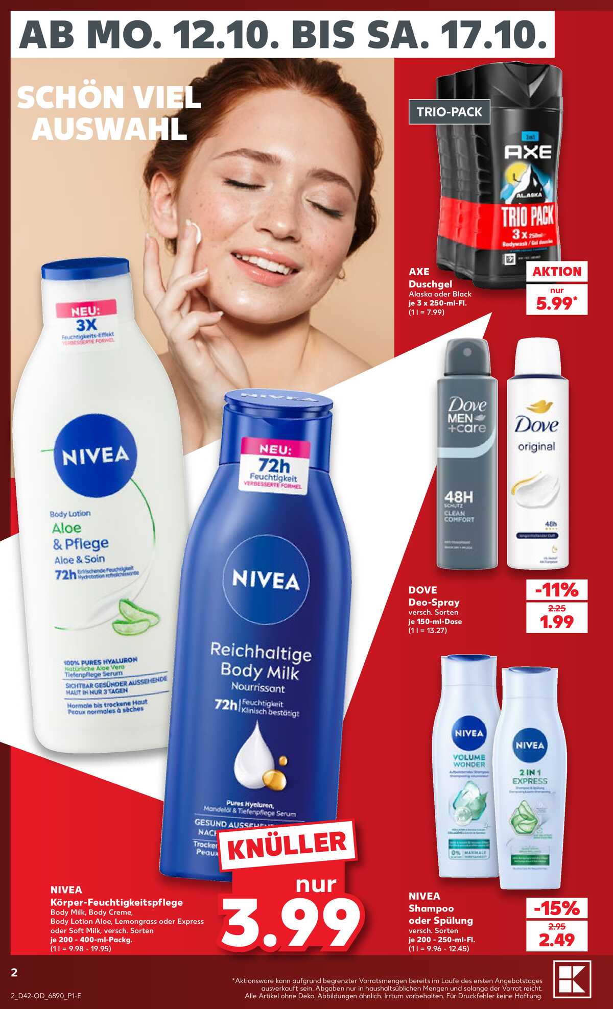 Leták Kaufland Německo 12.10.-17.10.2026 strana 2