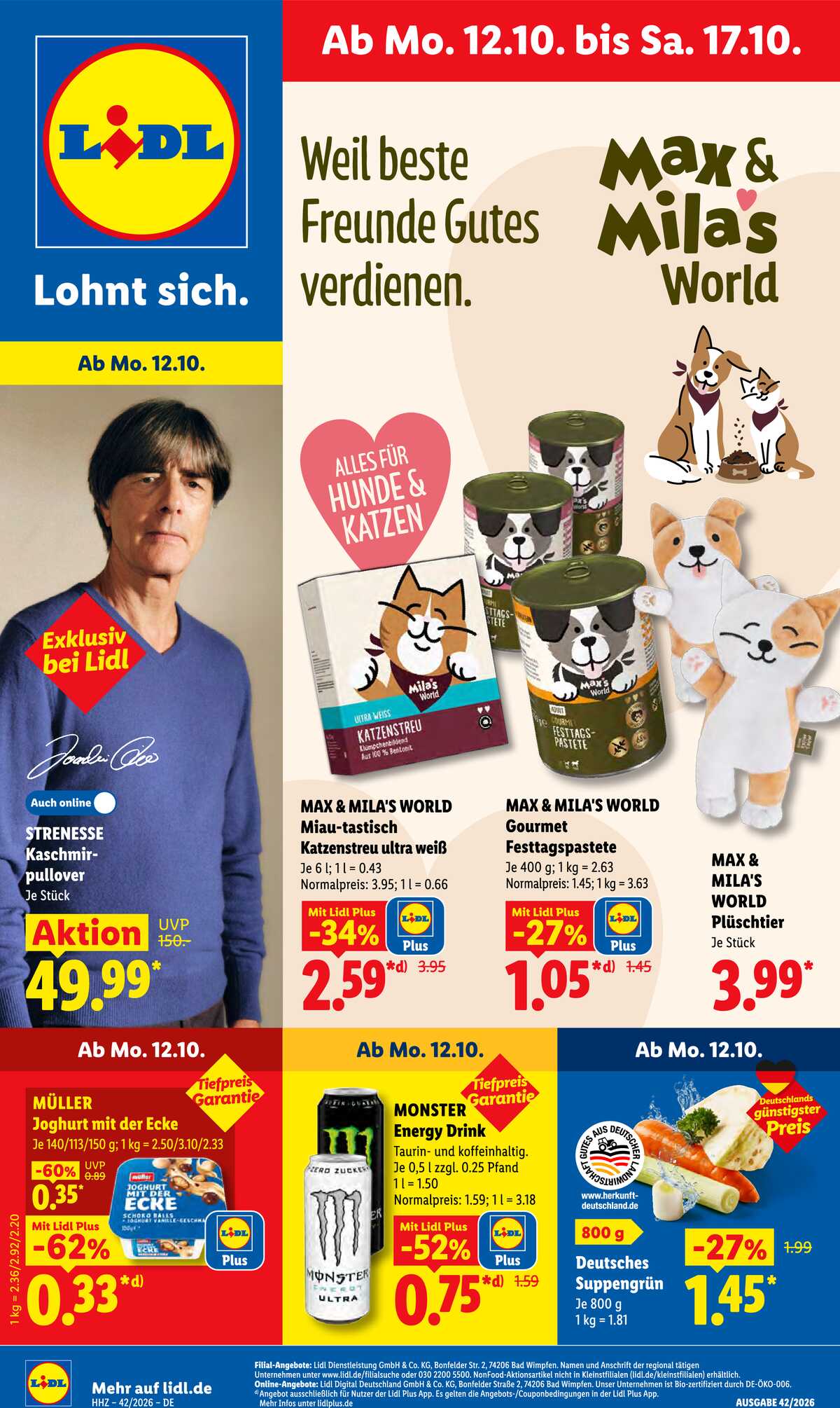 Leták Lidl Německo 12.10.-17.10.2026 strana 1