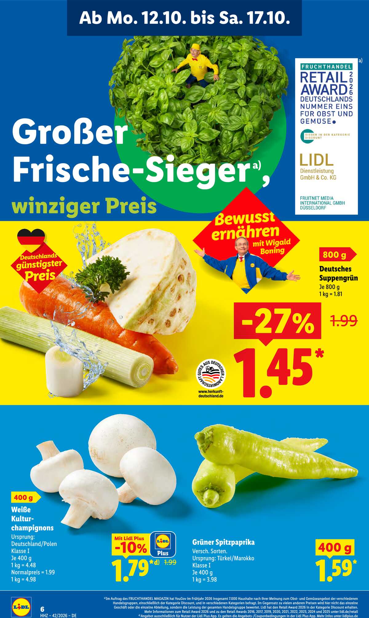 Leták Lidl Německo 12.10.-17.10.2026 strana 6