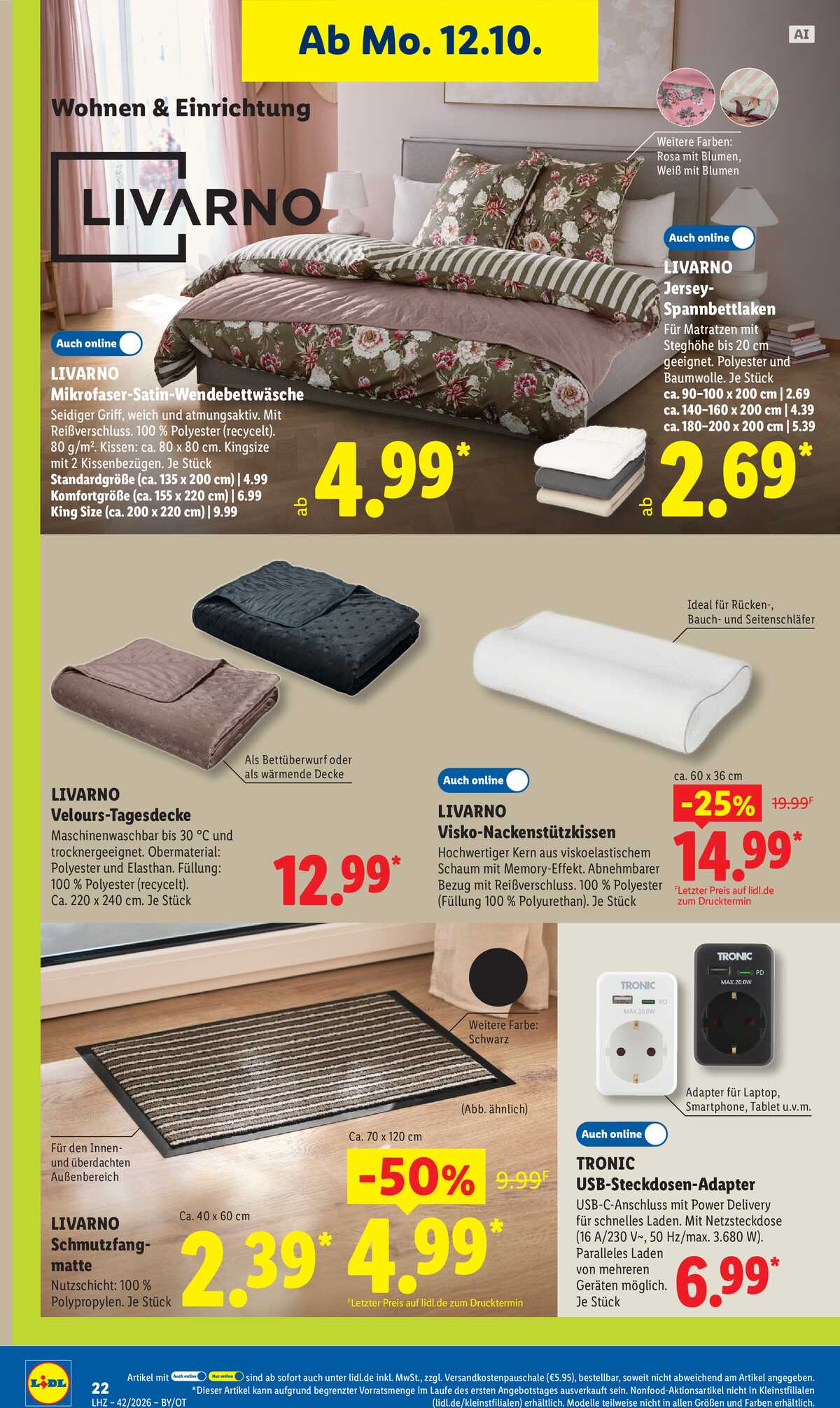 Leták Lidl Německo 12.10.-17.10.2026 strana 36