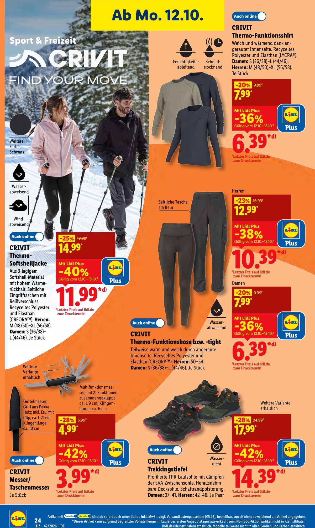 Leták Lidl Německo 12.10.-17.10.2026 strana 38