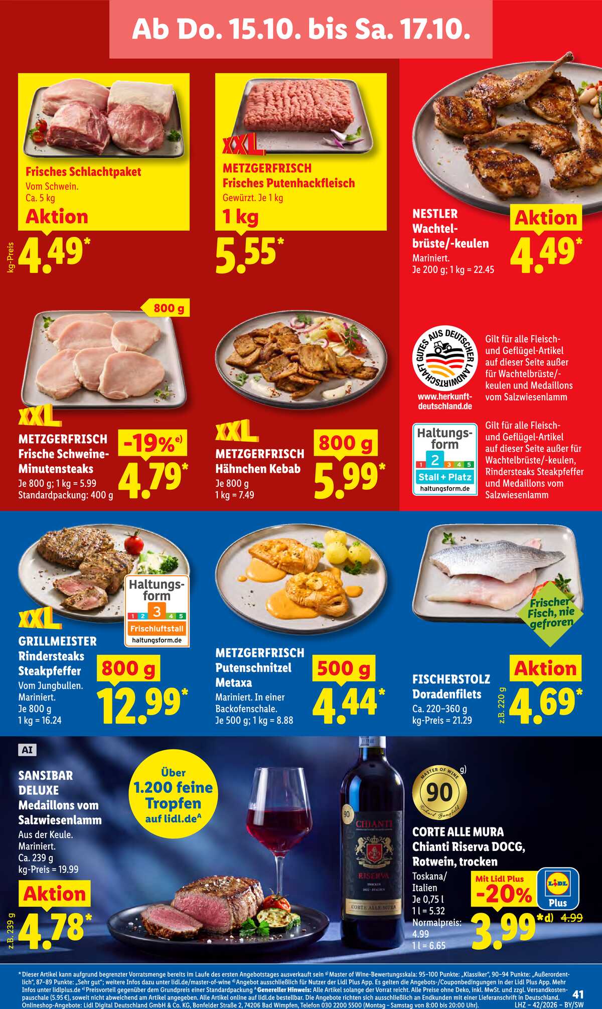 Leták Lidl Německo 12.10.-17.10.2026 strana 63
