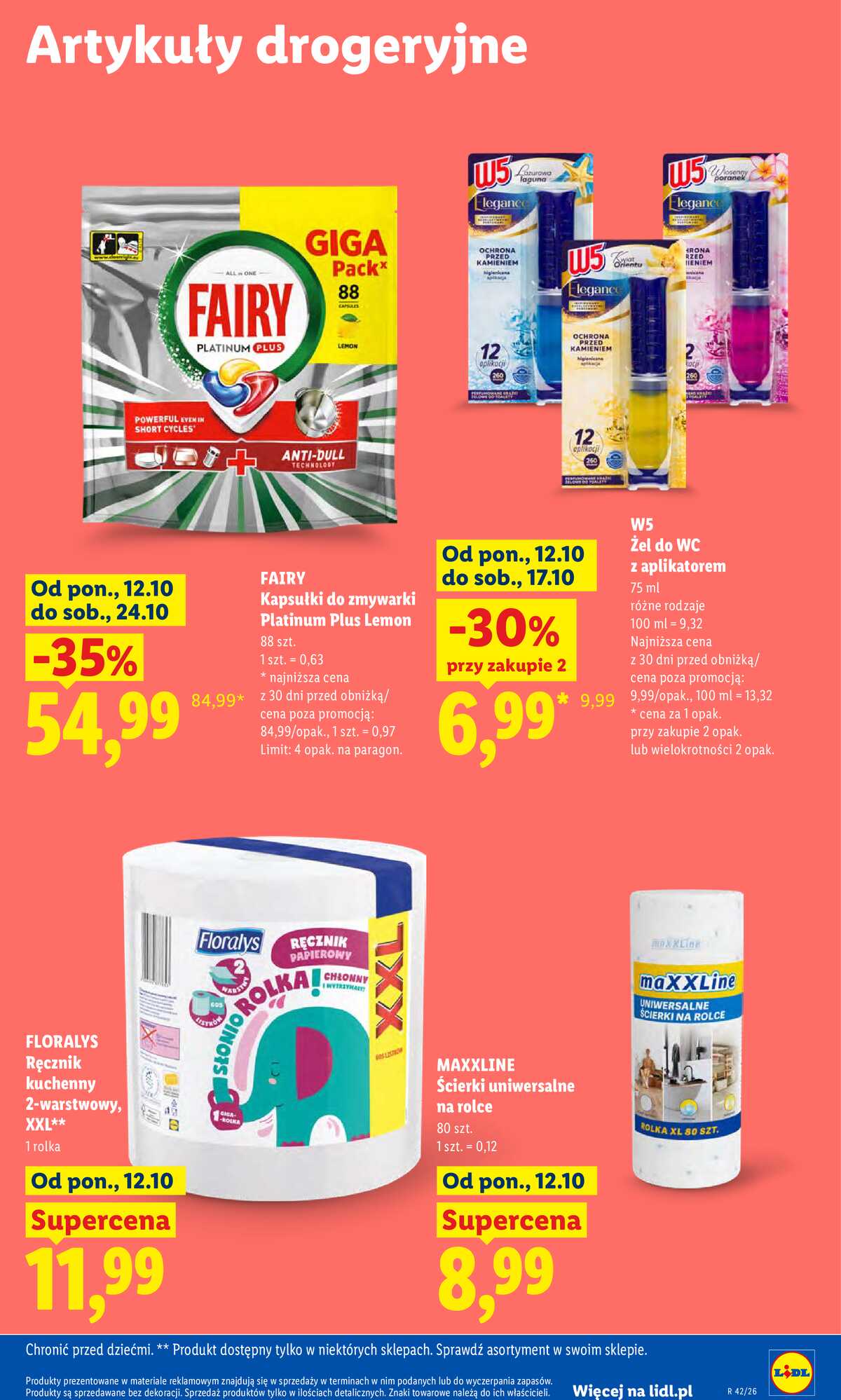 Leták Lidl Polsko 12.10.-14.10.2026 - Leták strana 109