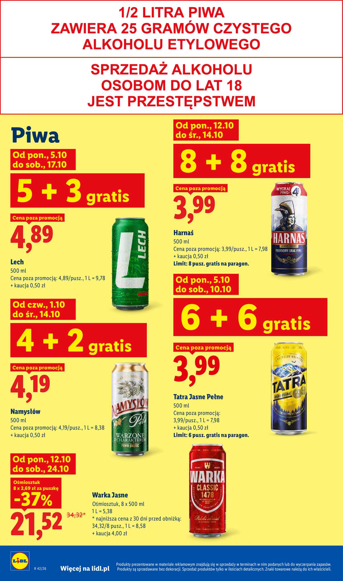 Leták Lidl Polsko 12.10.-14.10.2026 - Leták strana 96
