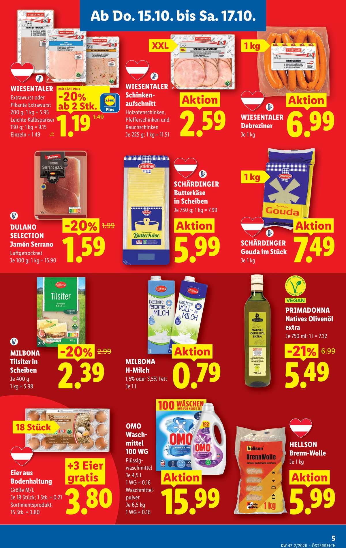 Leták Lidl Rakousko 15.10.-21.10.2026 strana 7
