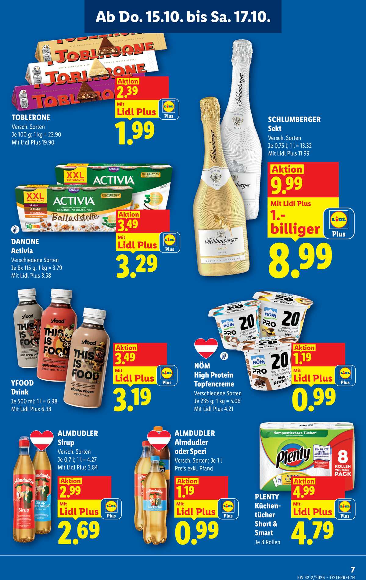 Leták Lidl Rakousko 15.10.-21.10.2026 strana 9