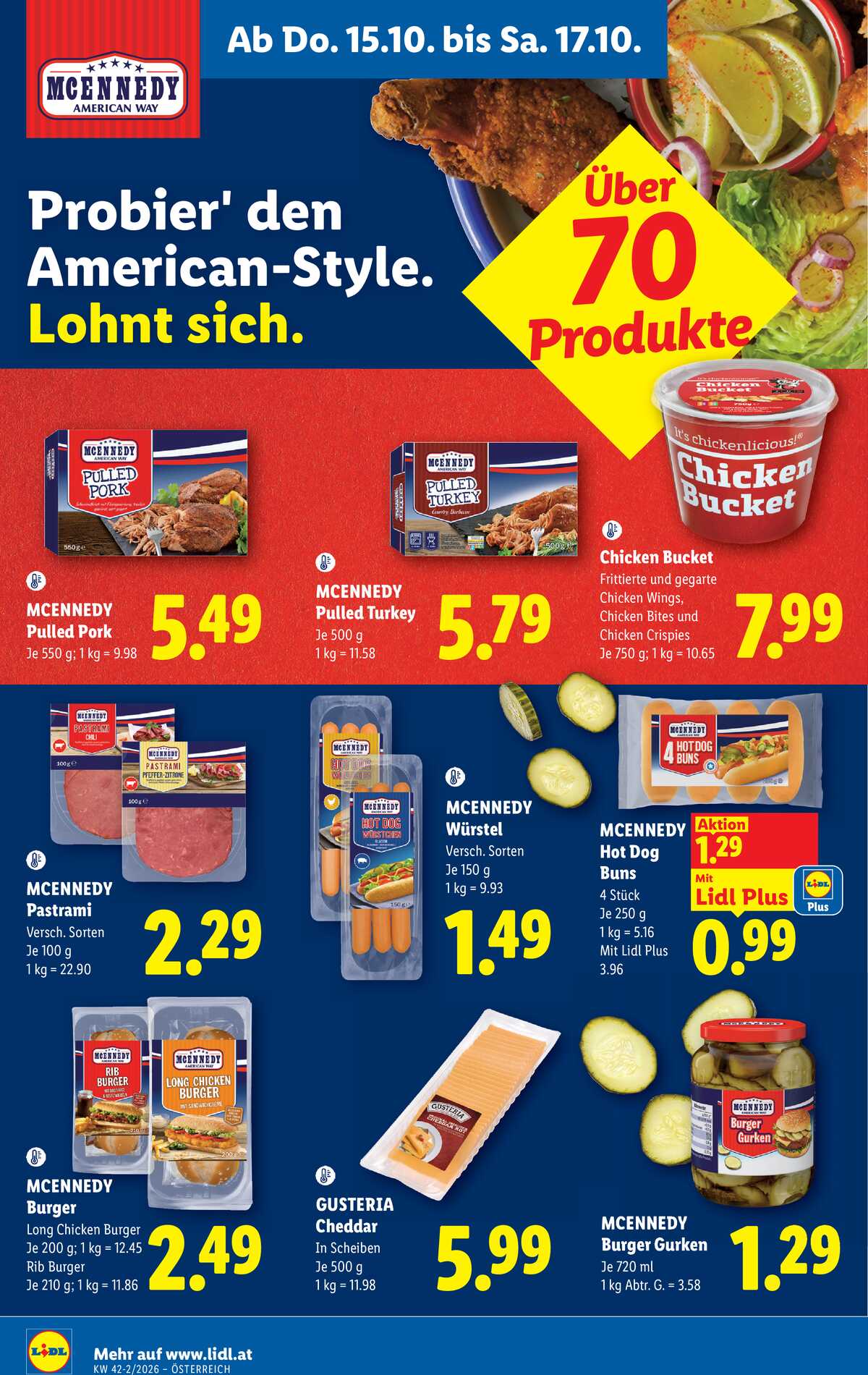 Leták Lidl Rakousko 15.10.-21.10.2026 strana 10