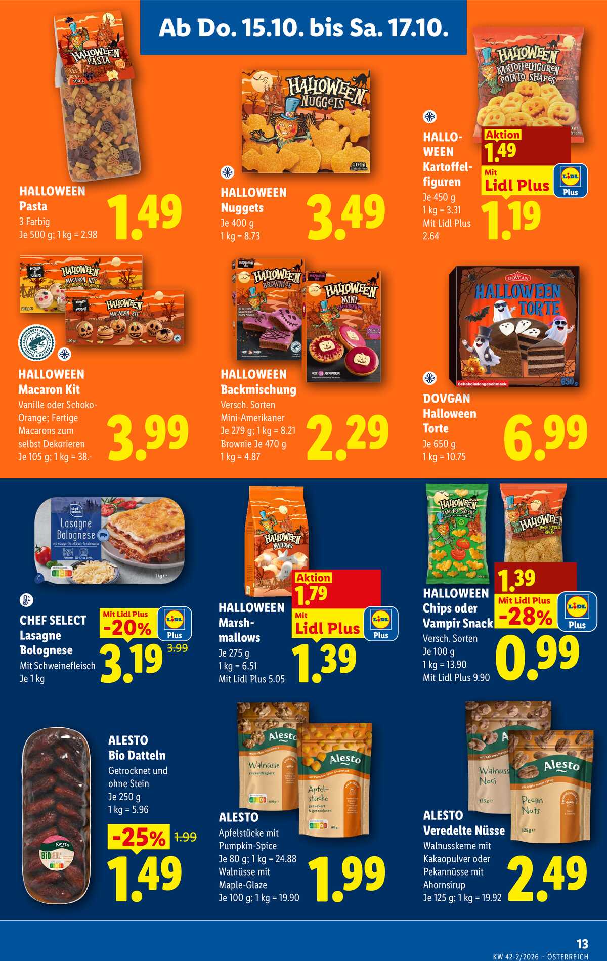 Leták Lidl Rakousko 15.10.-21.10.2026 strana 15