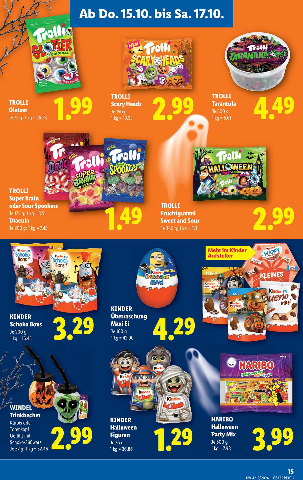 Leták Lidl Rakousko 15.10.-21.10.2026 strana 17