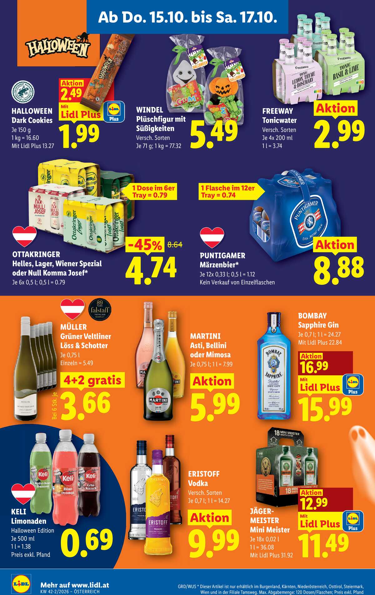 Leták Lidl Rakousko 15.10.-21.10.2026 strana 18