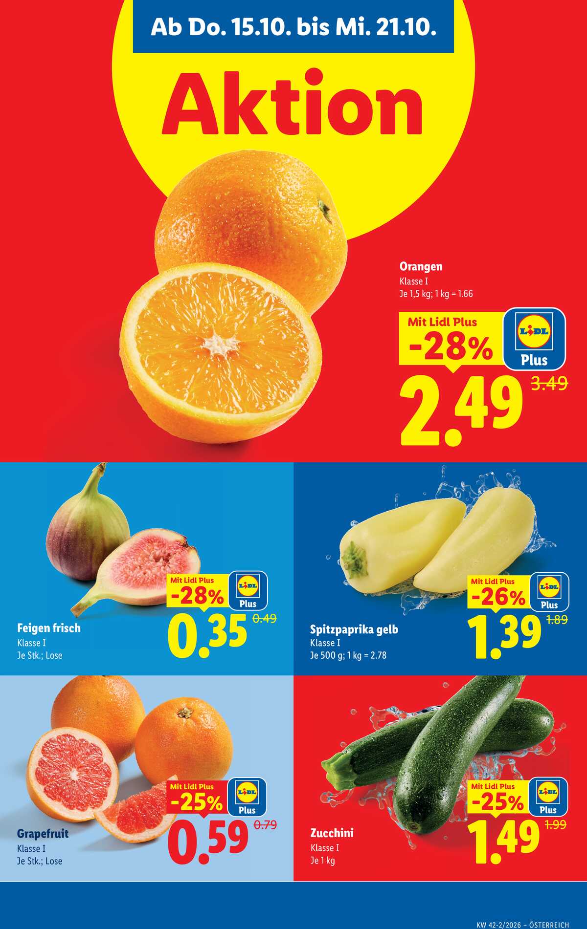 Leták Lidl Rakousko 15.10.-21.10.2026 strana 42