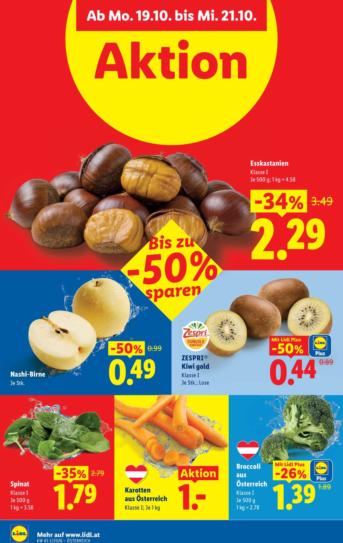 Leták Lidl Rakousko 15.10.-21.10.2026 strana 43