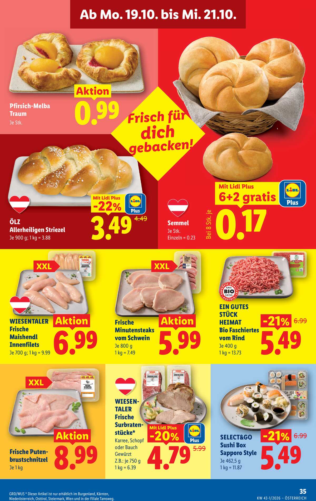 Leták Lidl Rakousko 15.10.-21.10.2026 strana 44
