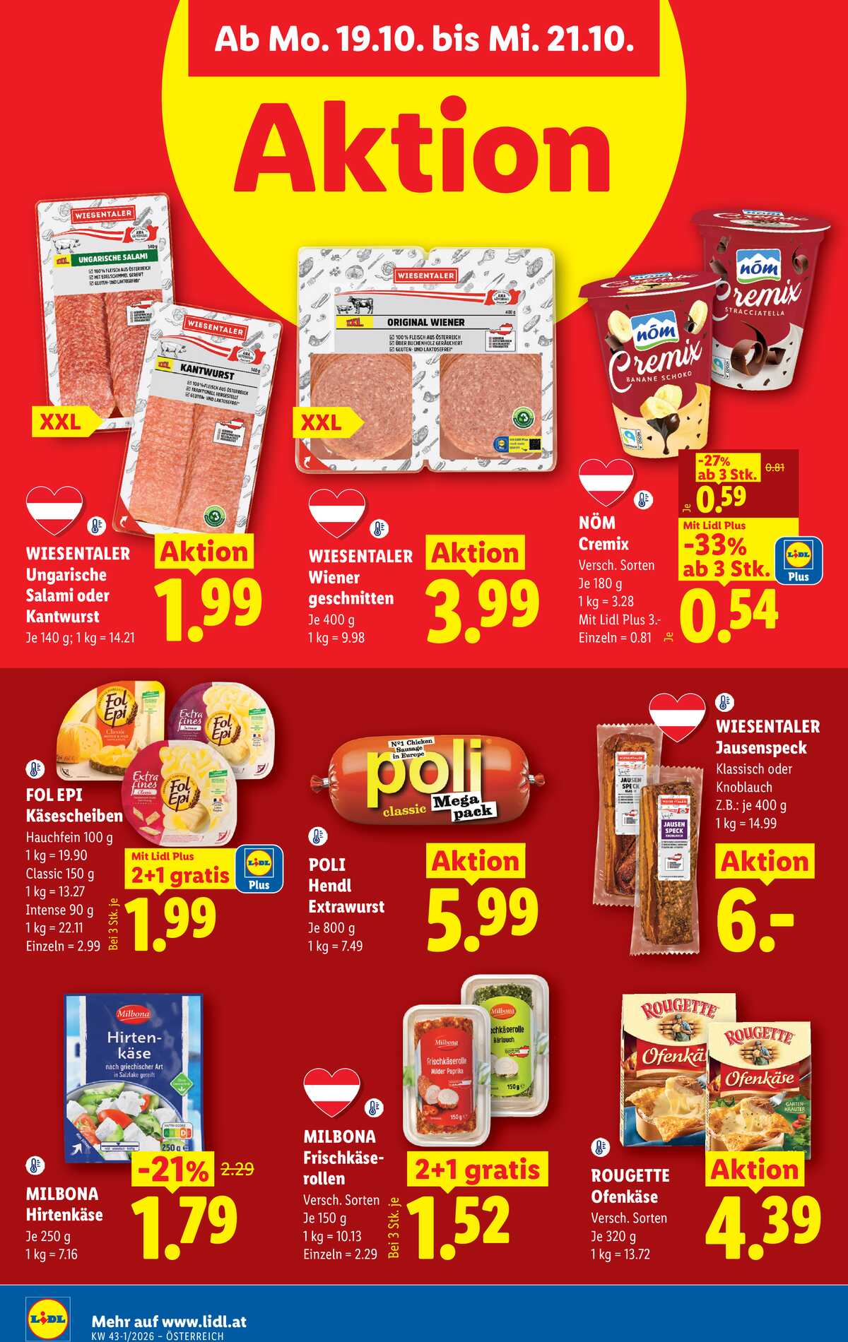 Leták Lidl Rakousko 15.10.-21.10.2026 strana 45