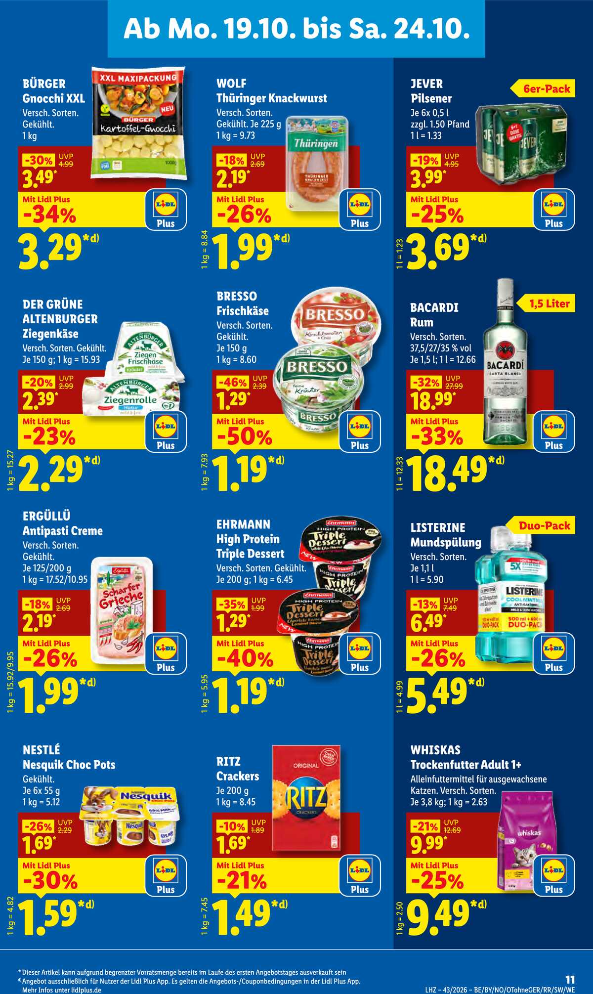 Leták Lidl Německo 19.10.-24.10.2026 strana 19