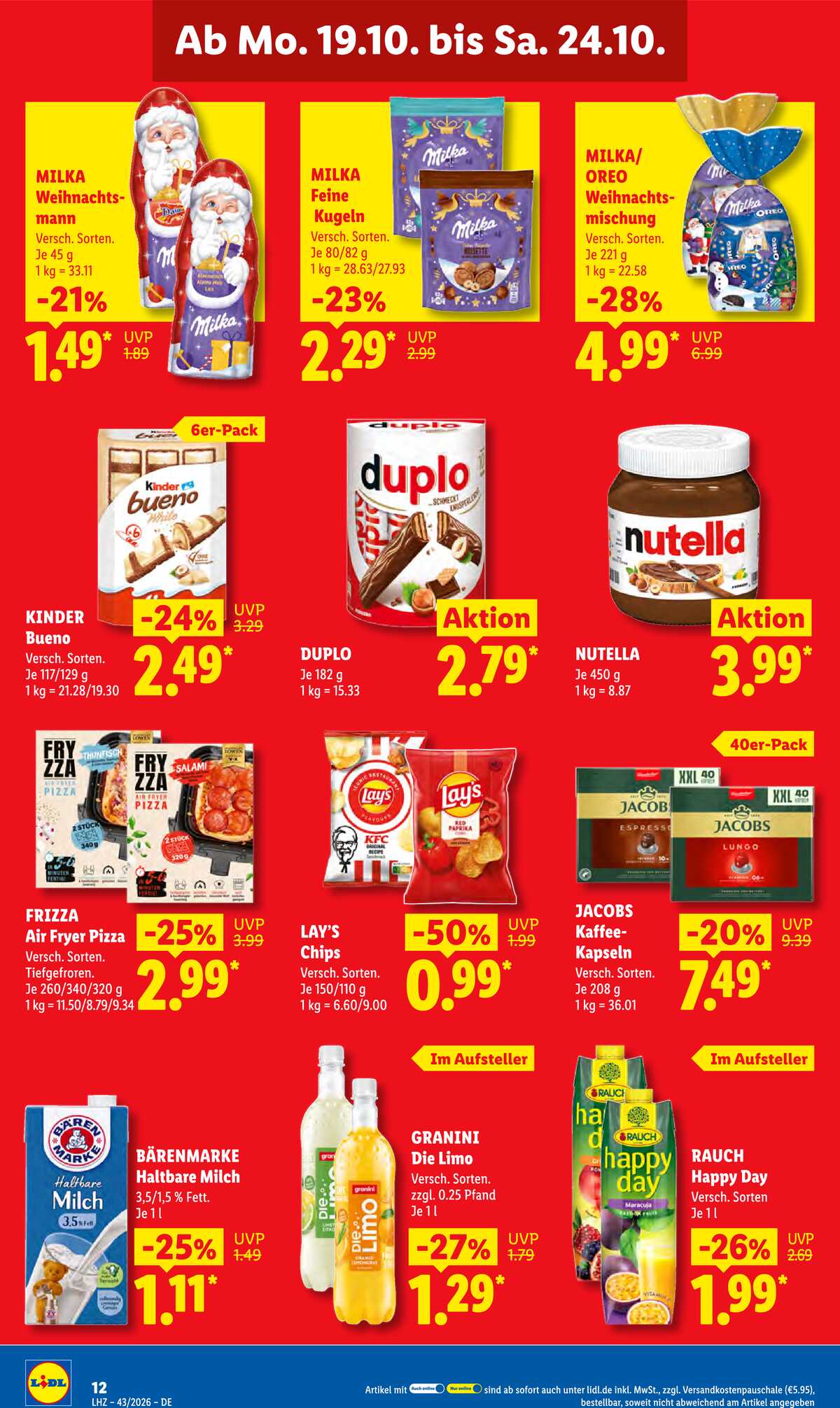 Leták Lidl Německo 19.10.-24.10.2026 strana 20