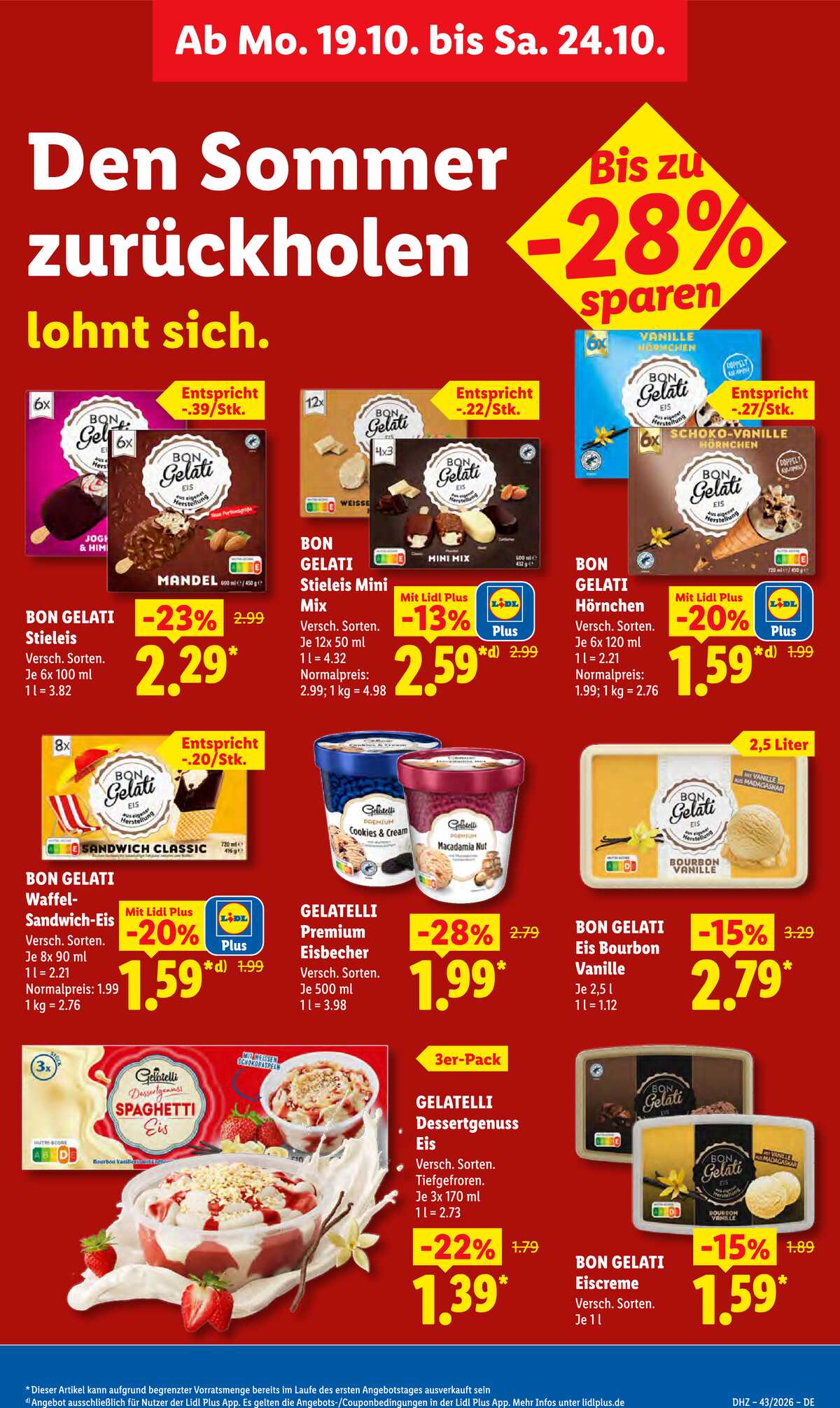 Leták Lidl Německo 19.10.-24.10.2026 strana 23